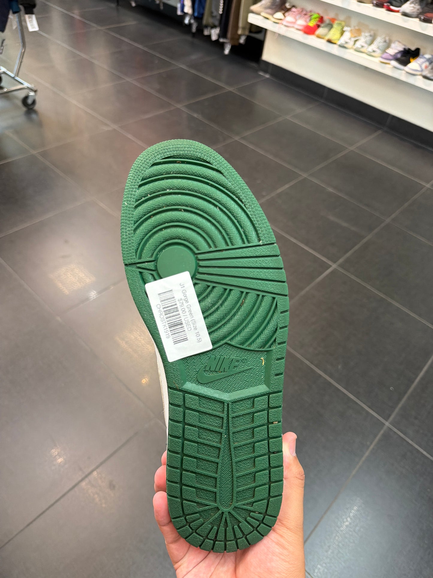 J1 Gorge Green (Size 10.5)