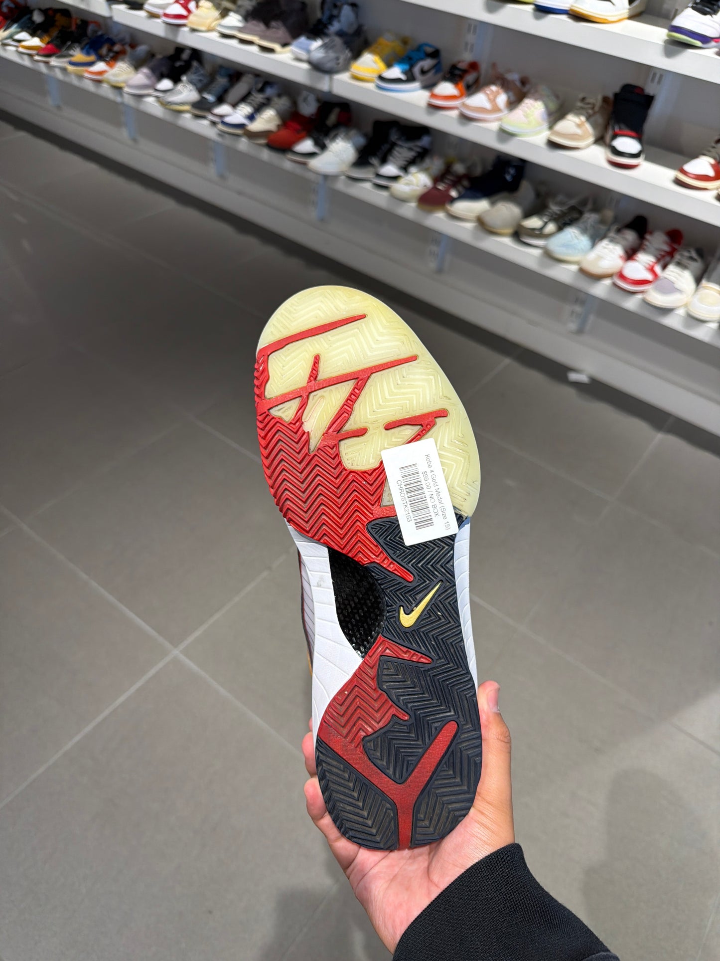 Kobe 4 Gold Medal (Size 15)