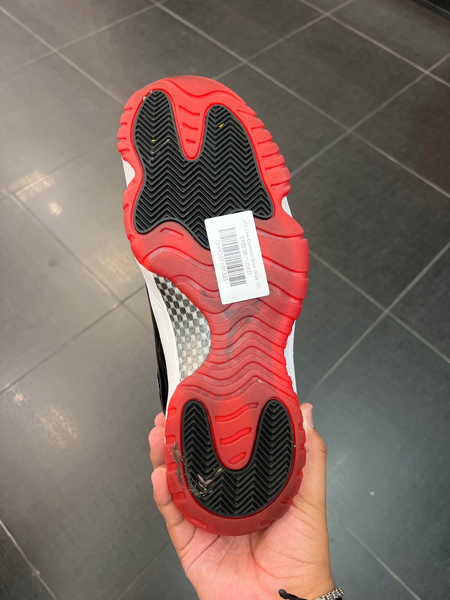 J11 Low Concord Bred (Size 12)