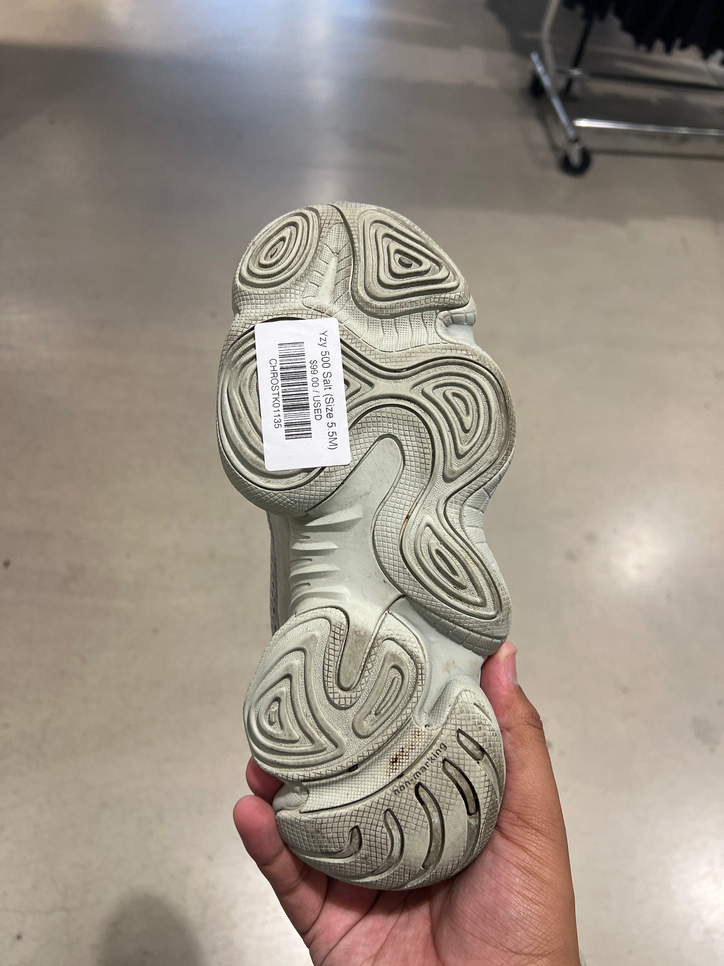 Yzy 500 Salt (Size 5.5M)