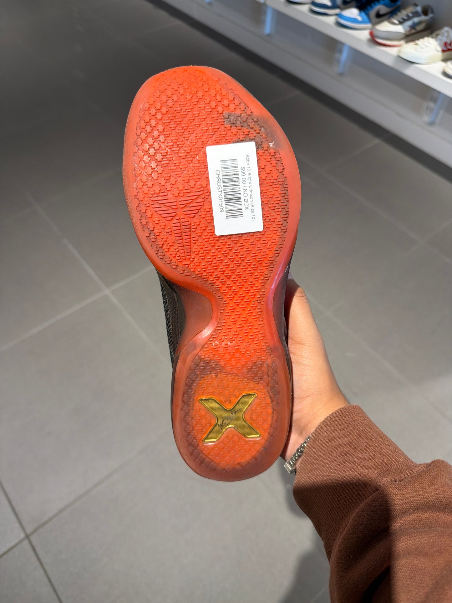 Kobe 10 Bright Crimson (Size 10)