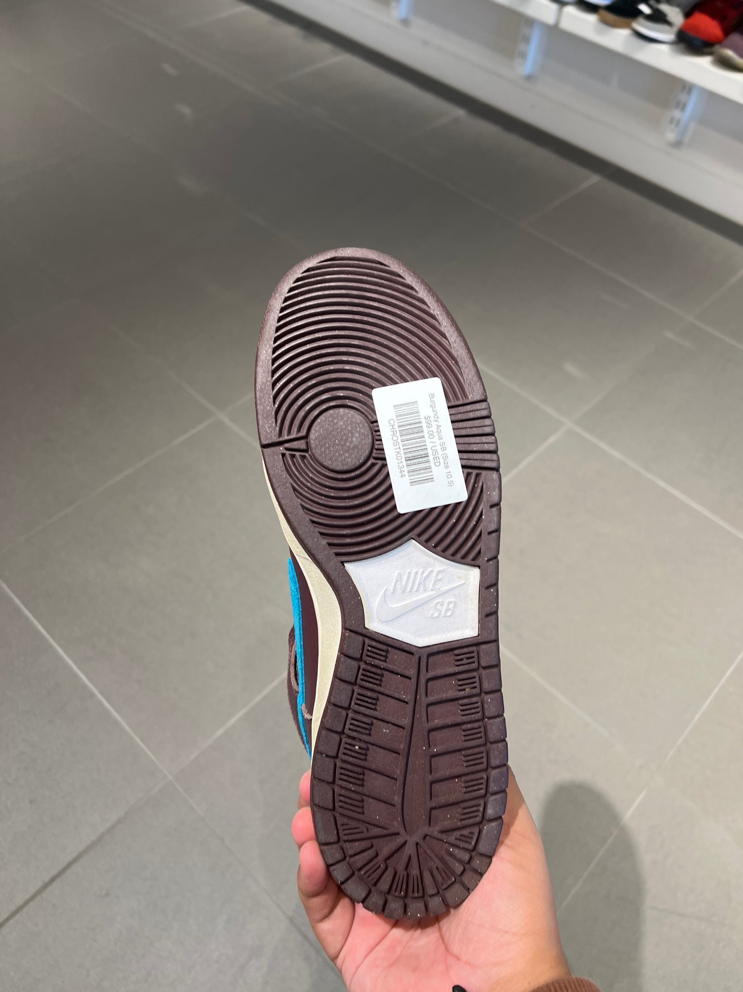 Burgundy Aqua SB (Size 10.5)