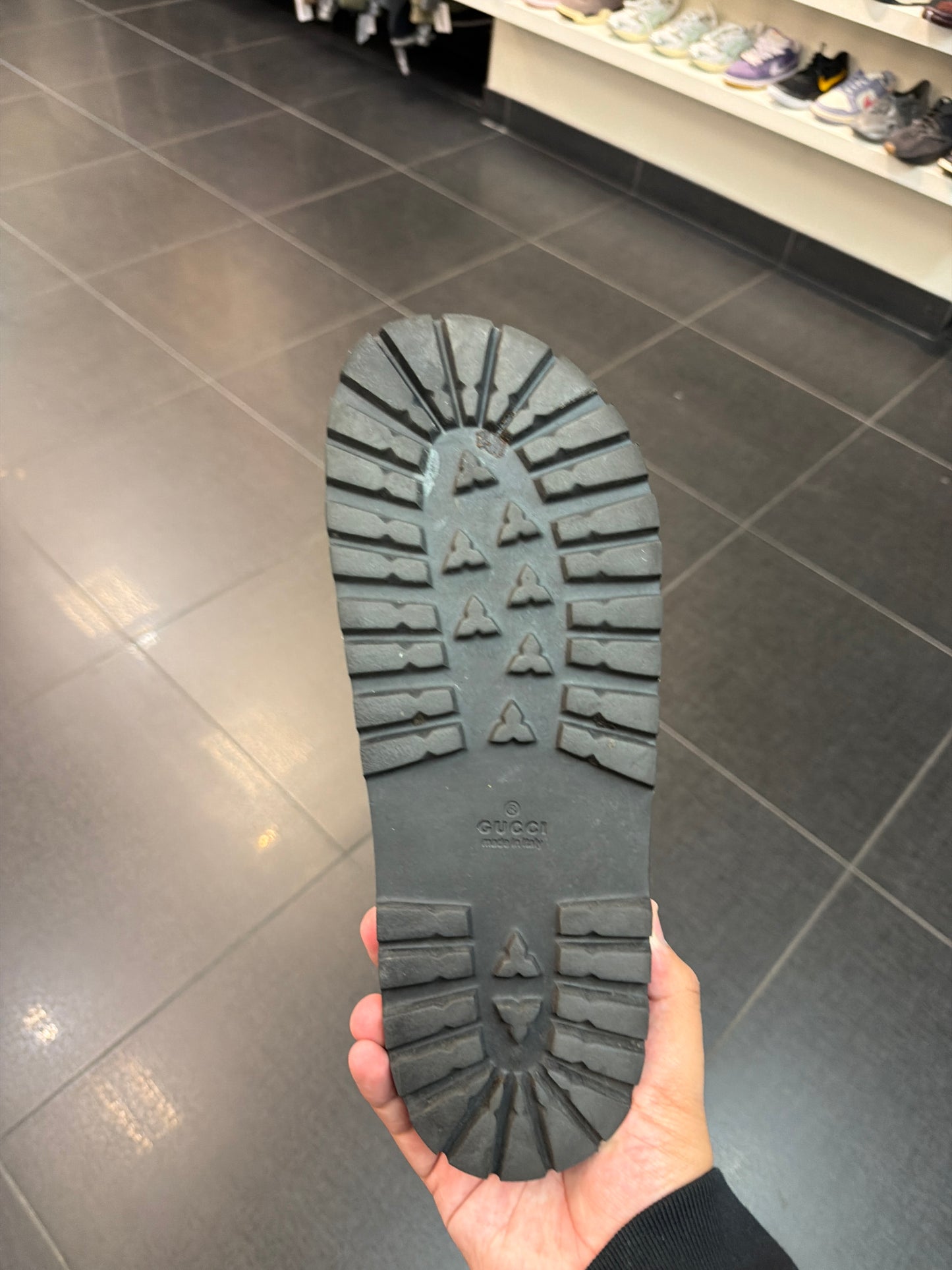 Gucci Web Slide Black (Size 10)