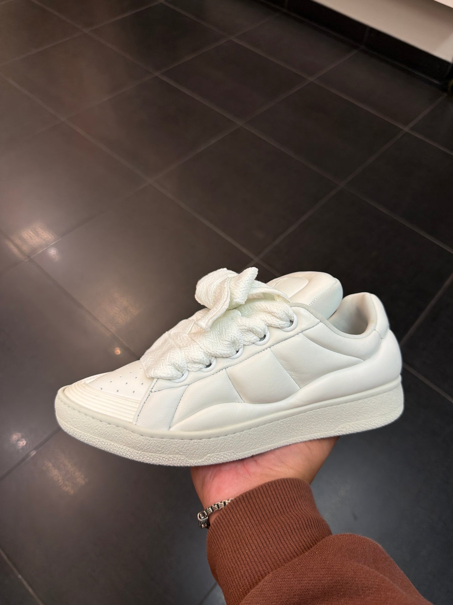 Lanvin Curb White XL (Size 41/8US)