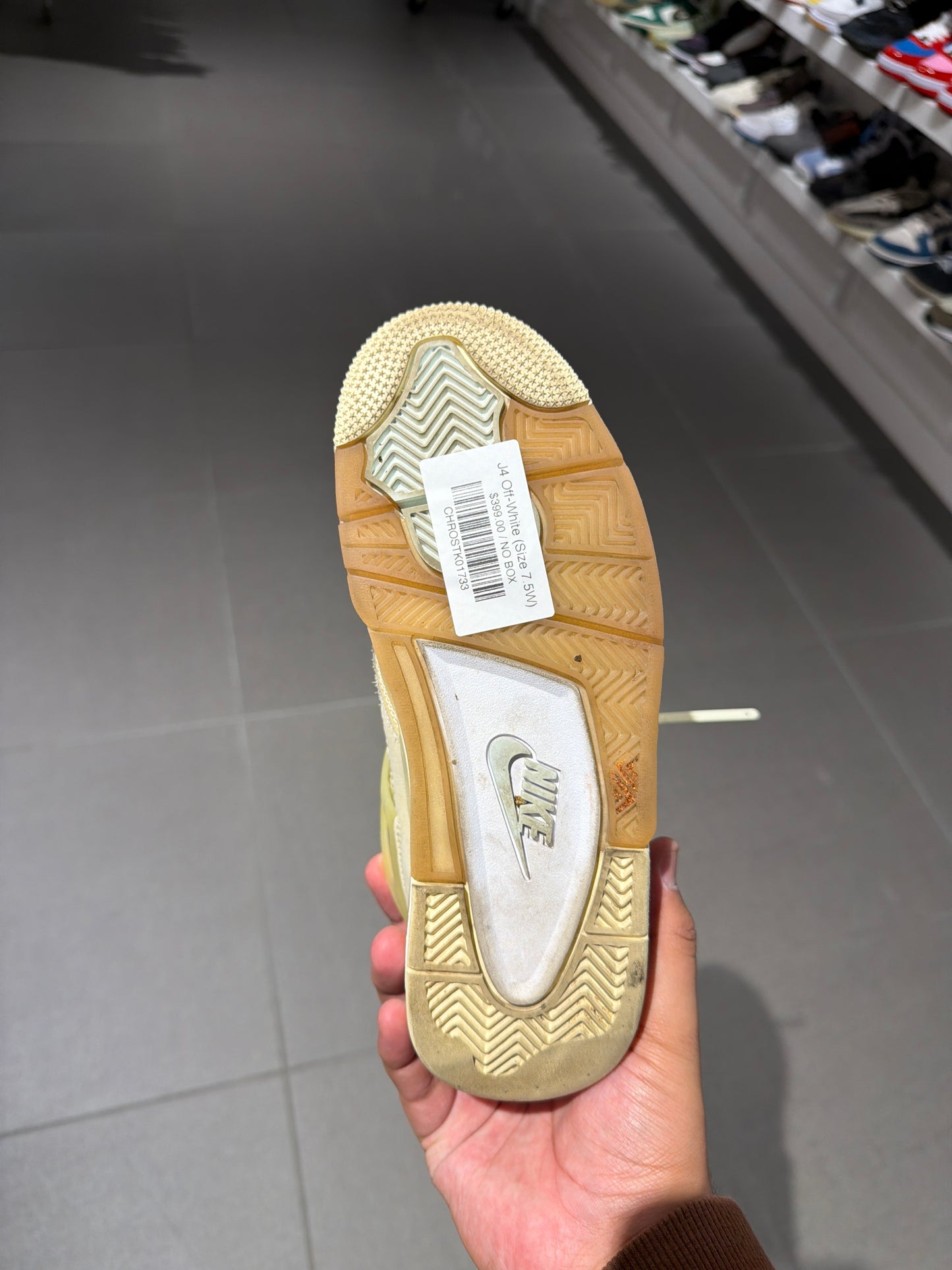 J4 Off-White (Size 7.5W)