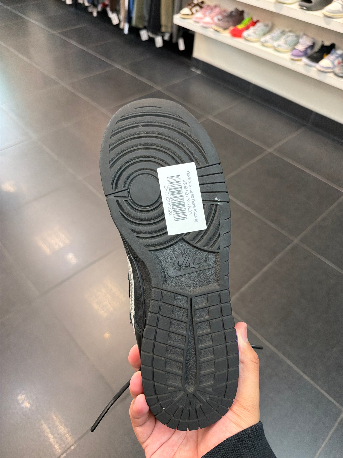 Off-White Lot 50 Dunk (Size 8)