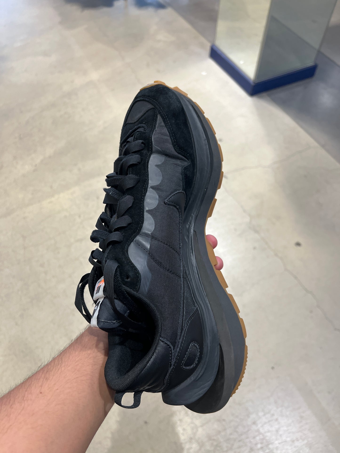 Sacai Vaporwaffle Blk (Size 12)