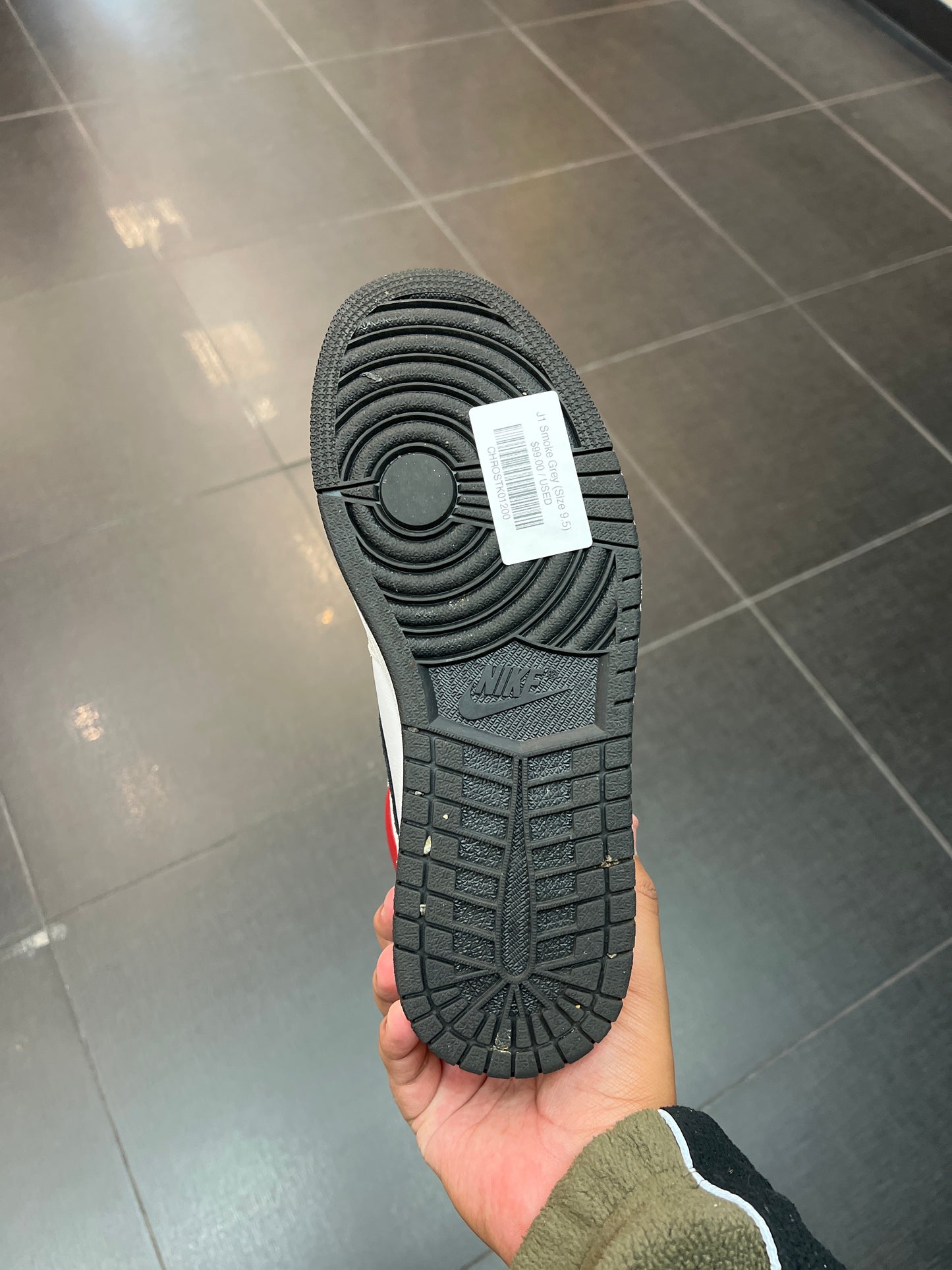 J1 Smoke Grey (Size 9.5)