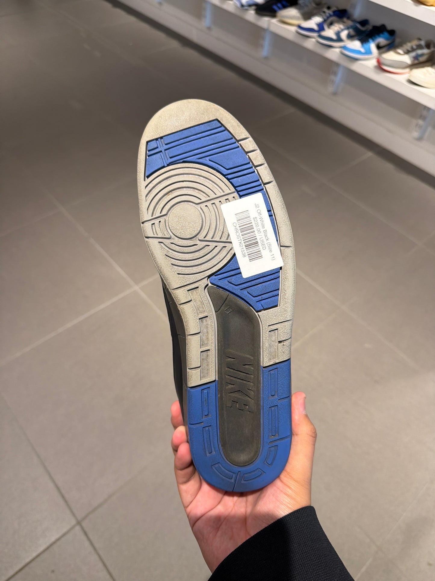 J2 Off-White Black (Size 11)