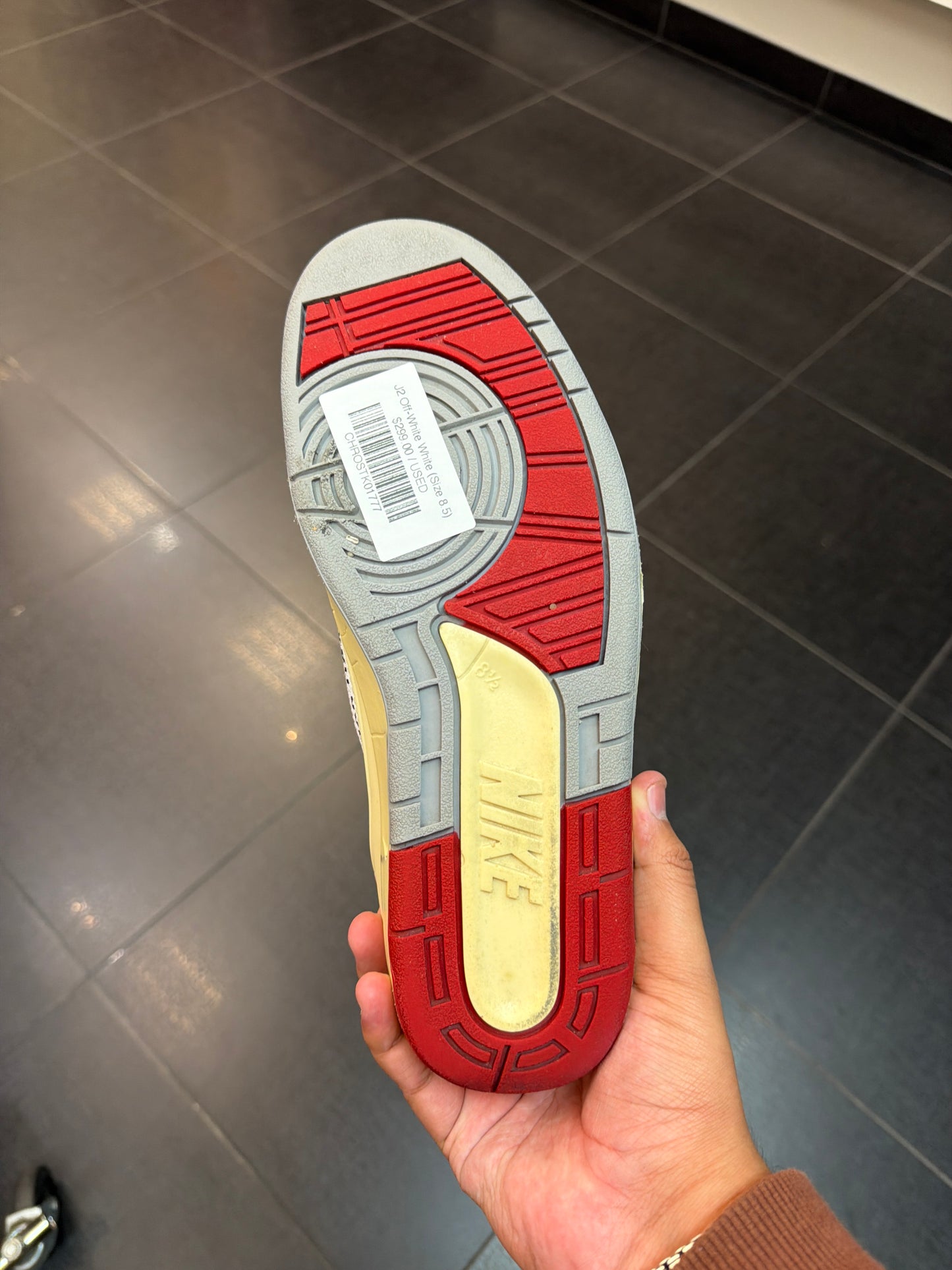 J2 Off-White White (Size 8.5)