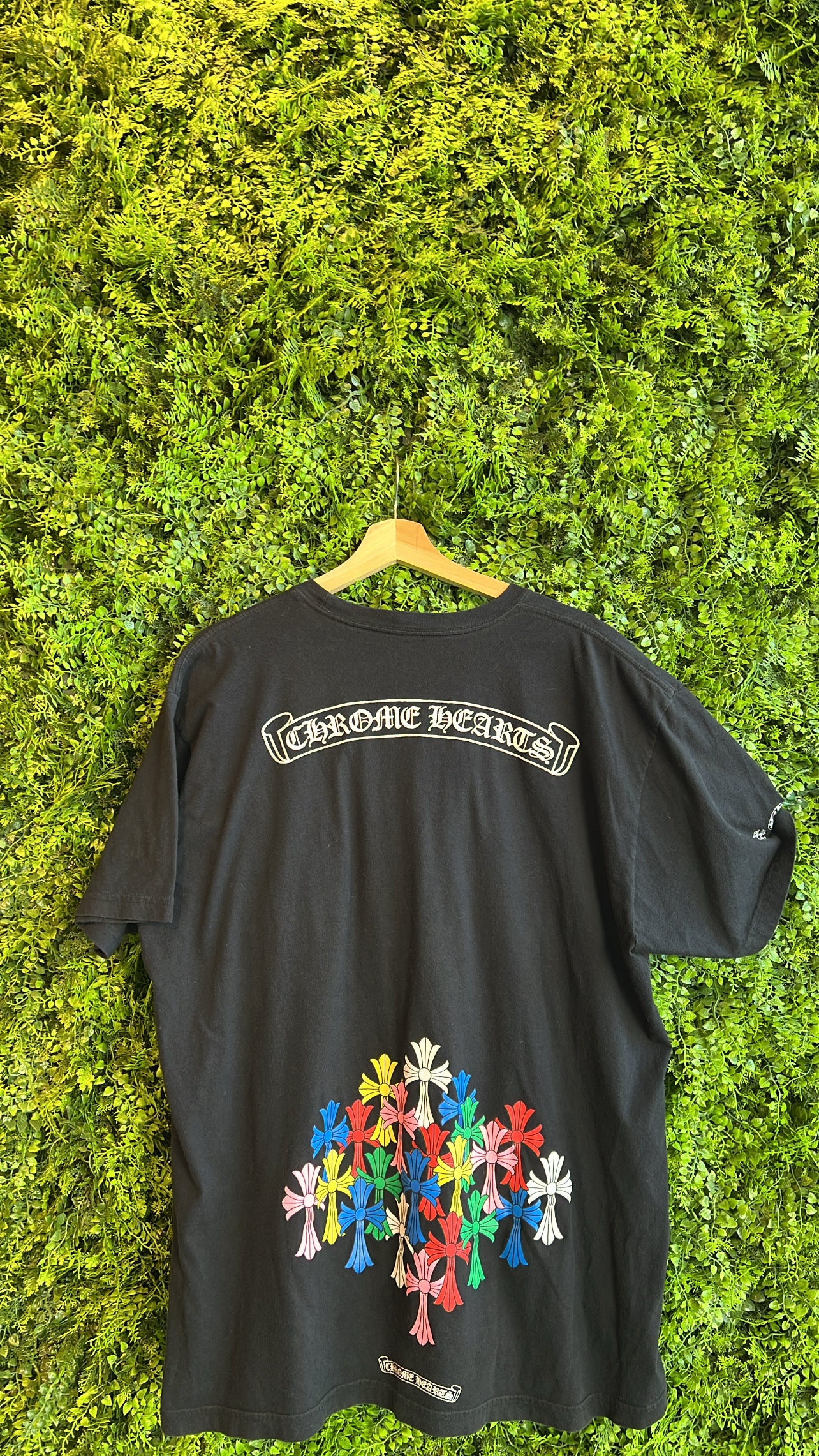 Chrome Hearts Multicolor Cross Tee (Size XXL)
