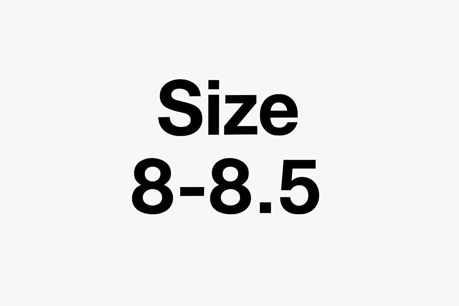 Sizes 8-8.5