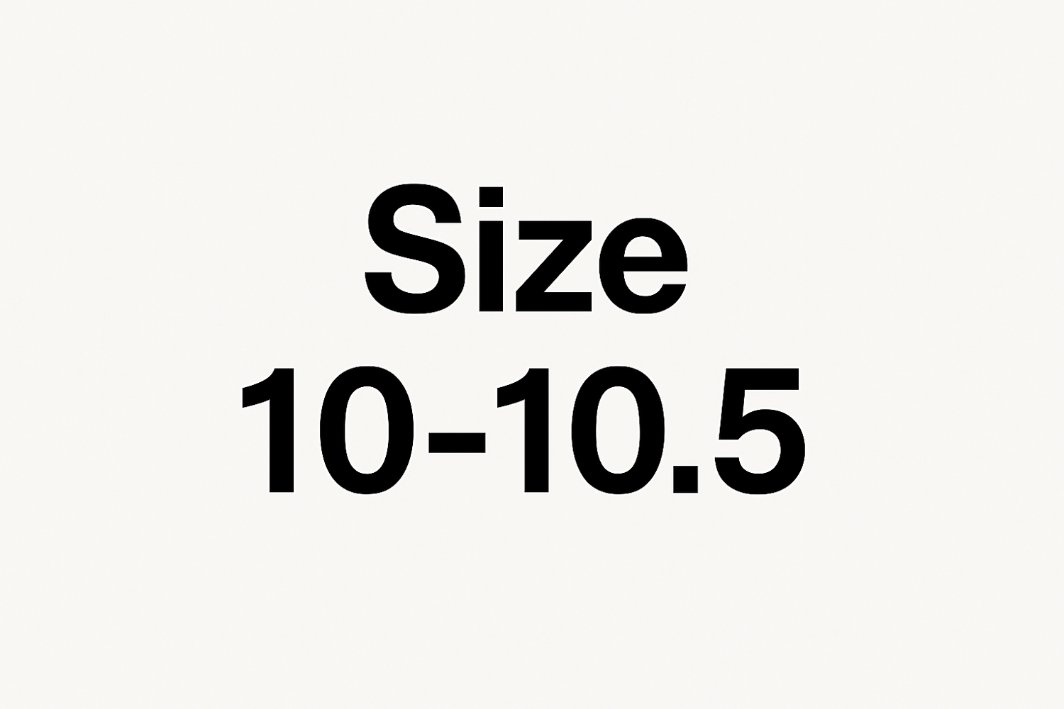 Sizes 10-10.5