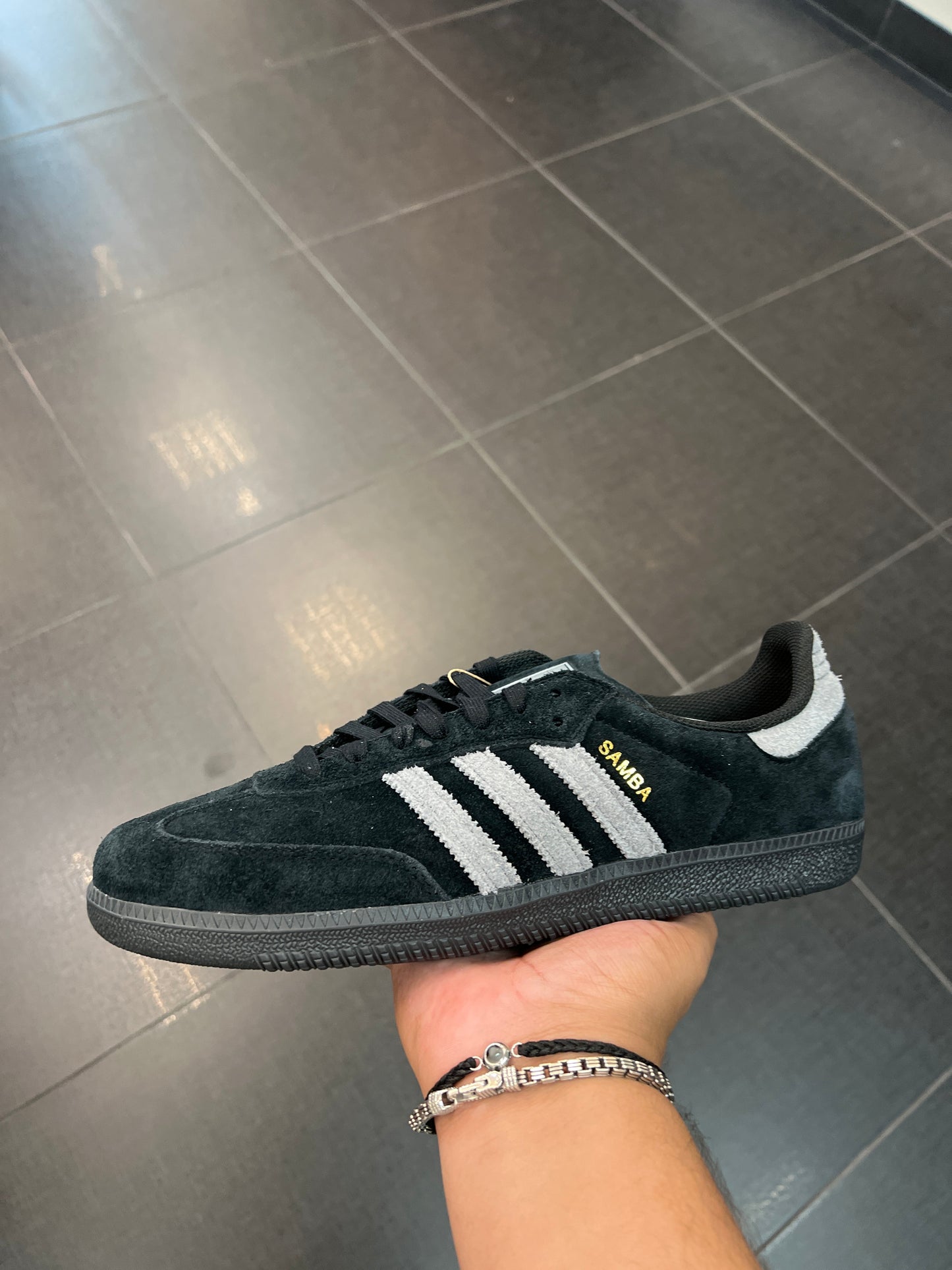 Black Grey Samba (Size 10.5)