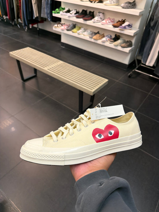 CDG Converse Low (Size 12)