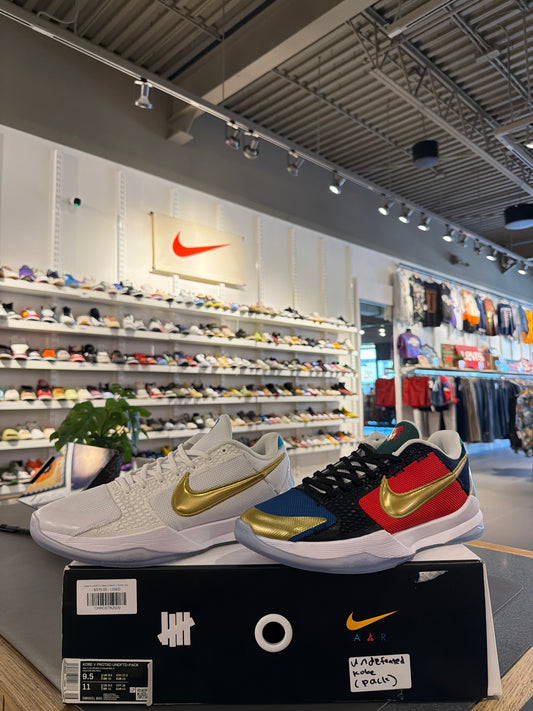 Kobe 5 UNDFTD What If PACK 2 PAIRS (Size 9.5)