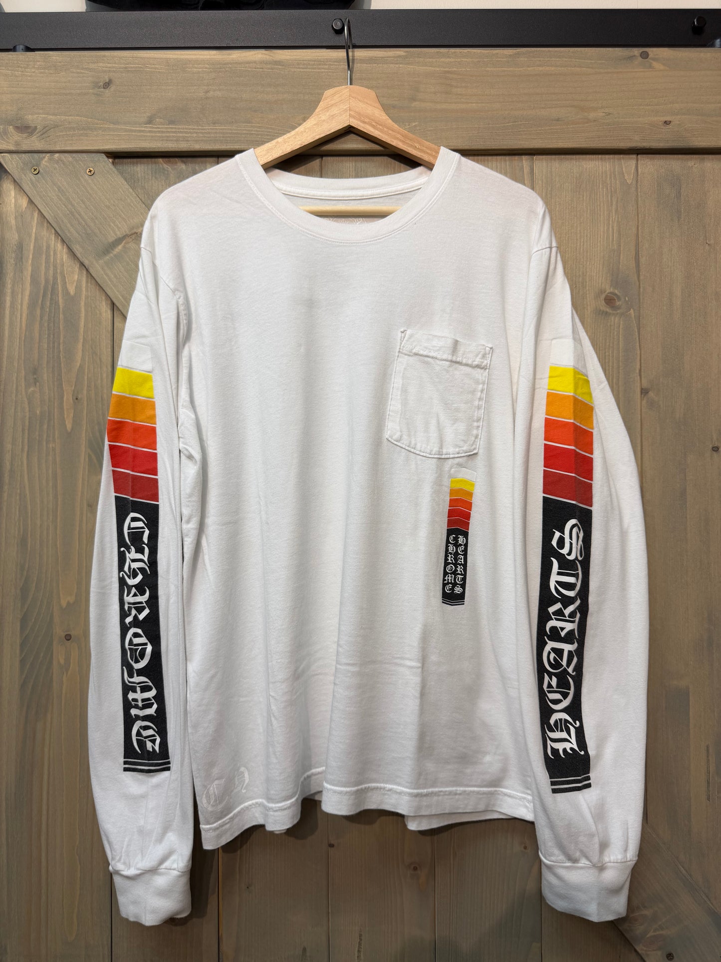 White Chrome Hearts Made In Hollywood L/S (Size Large)