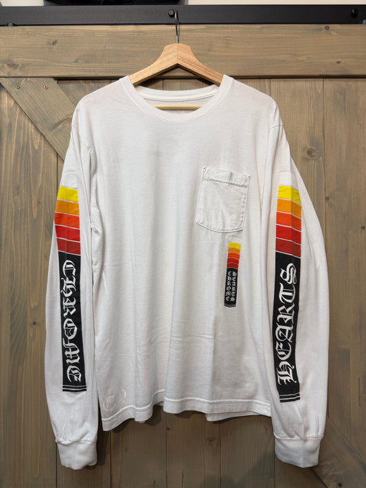 White Chrome Hearts Made In Hollywood L/S (Size Large)