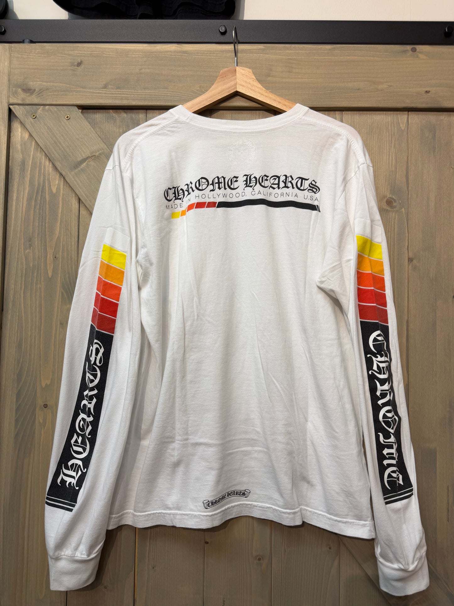 White Chrome Hearts Made In Hollywood L/S (Size Large)