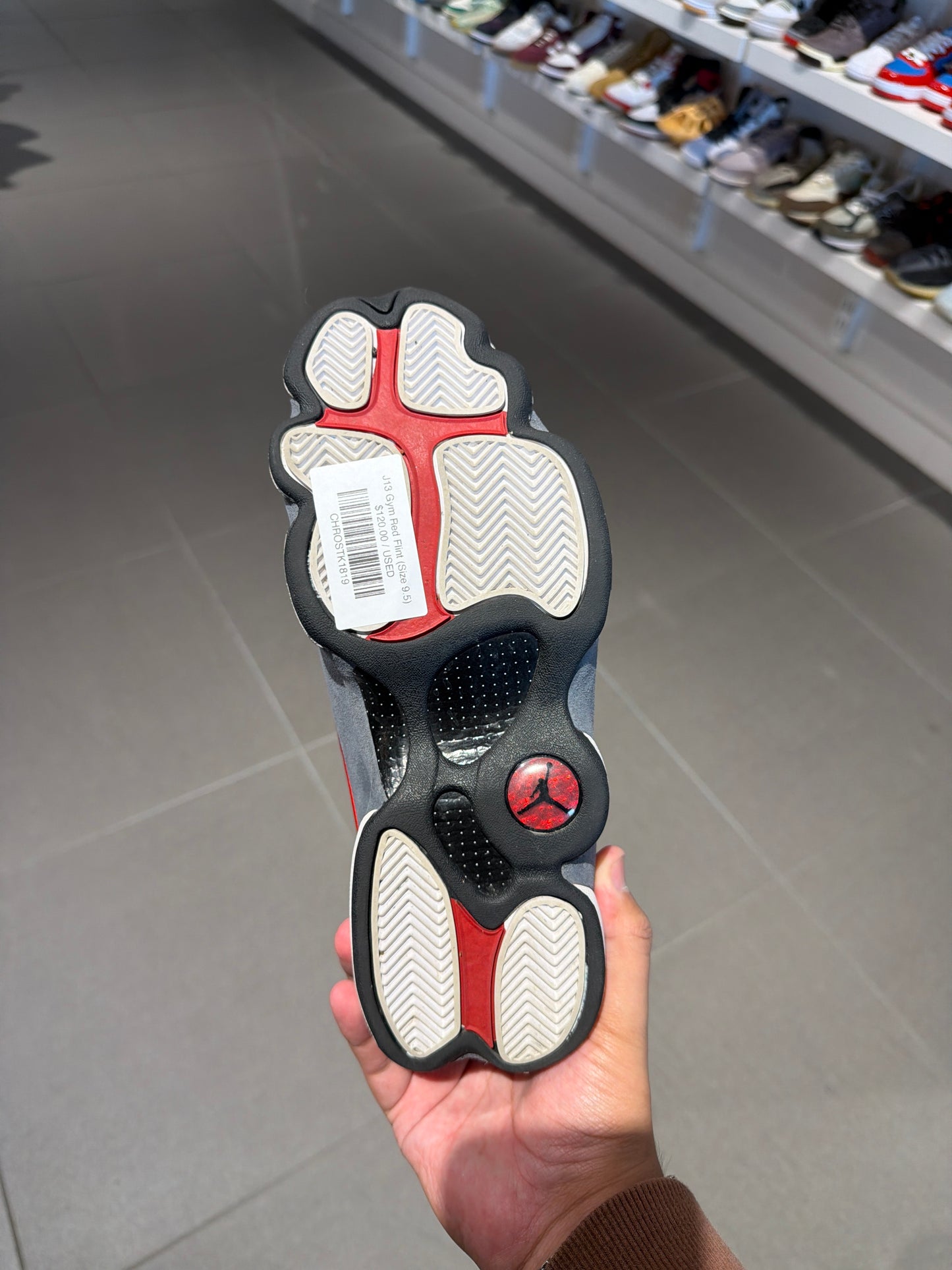 J13 Gym Red Flint (Size 9.5)