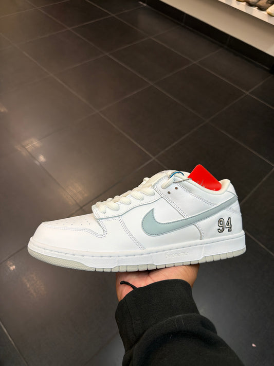 White Supreme SB 94 Dunk (Size 11)