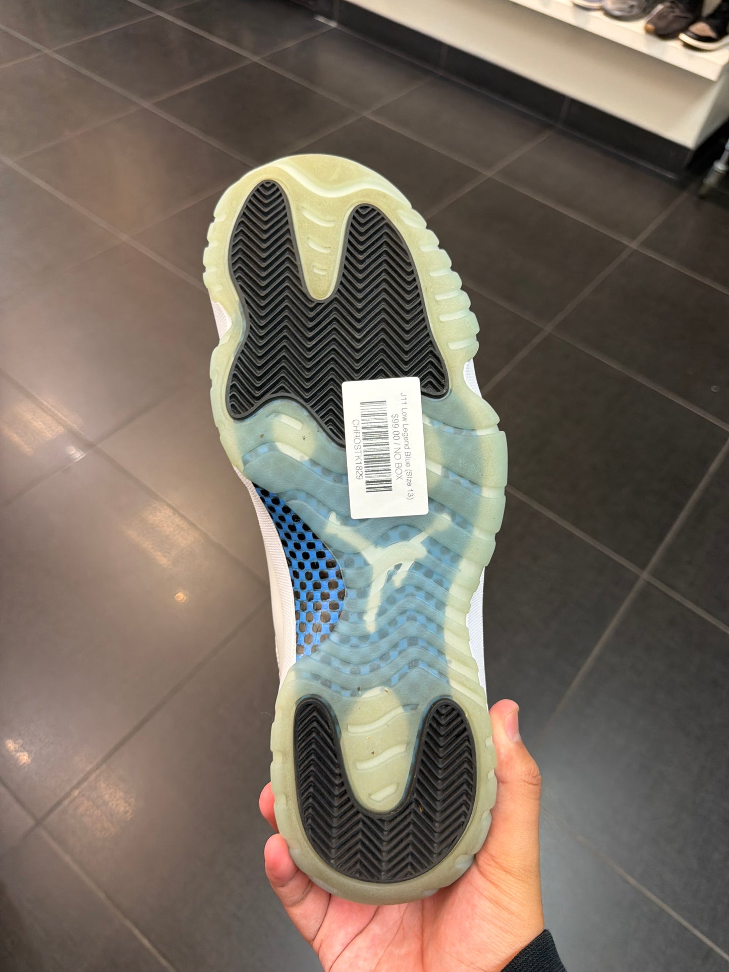 J11 Low Legend Blue (Size 13)