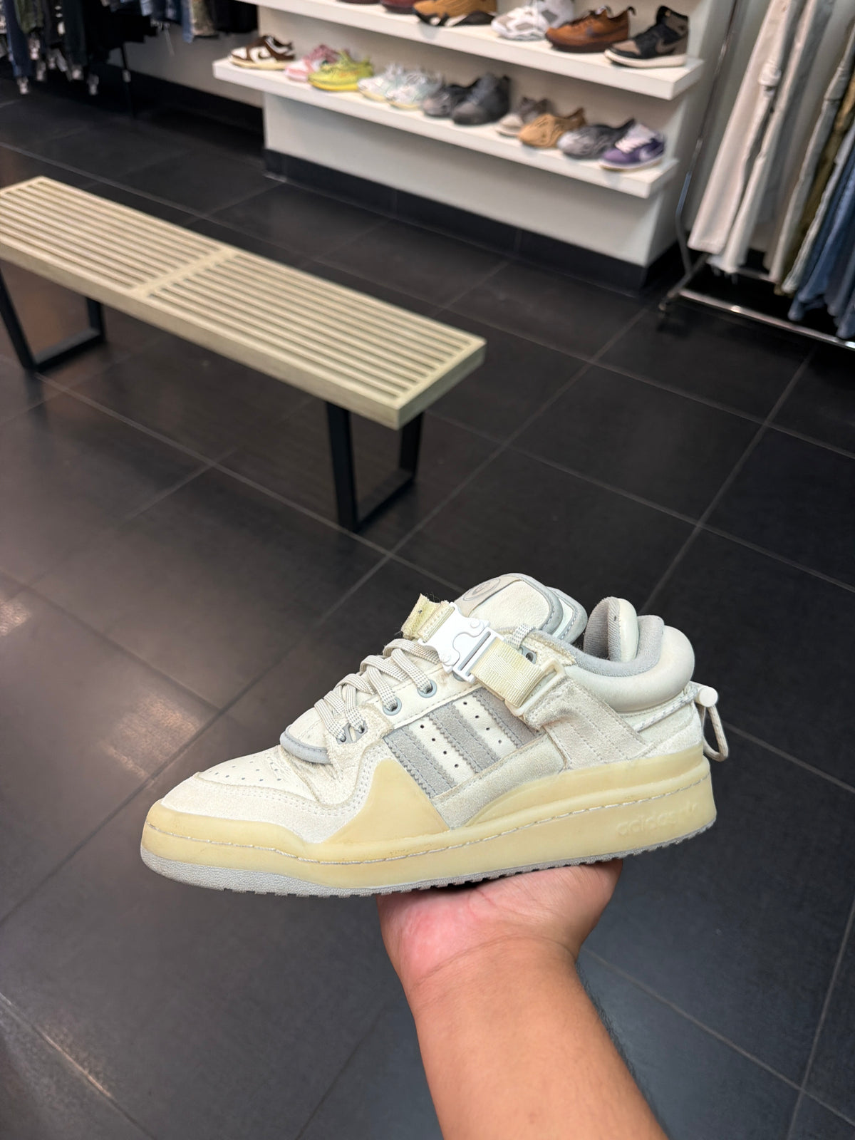 Bad Bunny Forum White (Size 7.5)