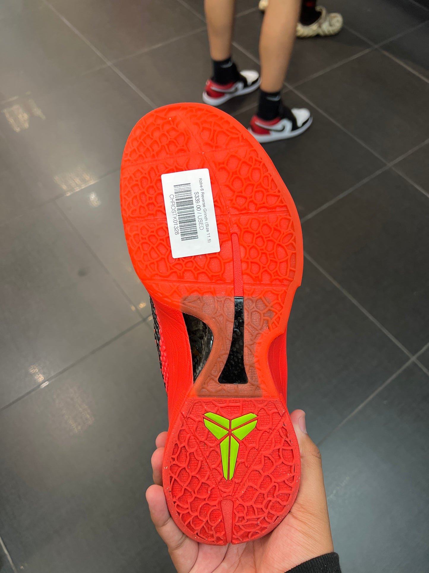 Kobe 6 Reverse Grinch (Size 11.5)