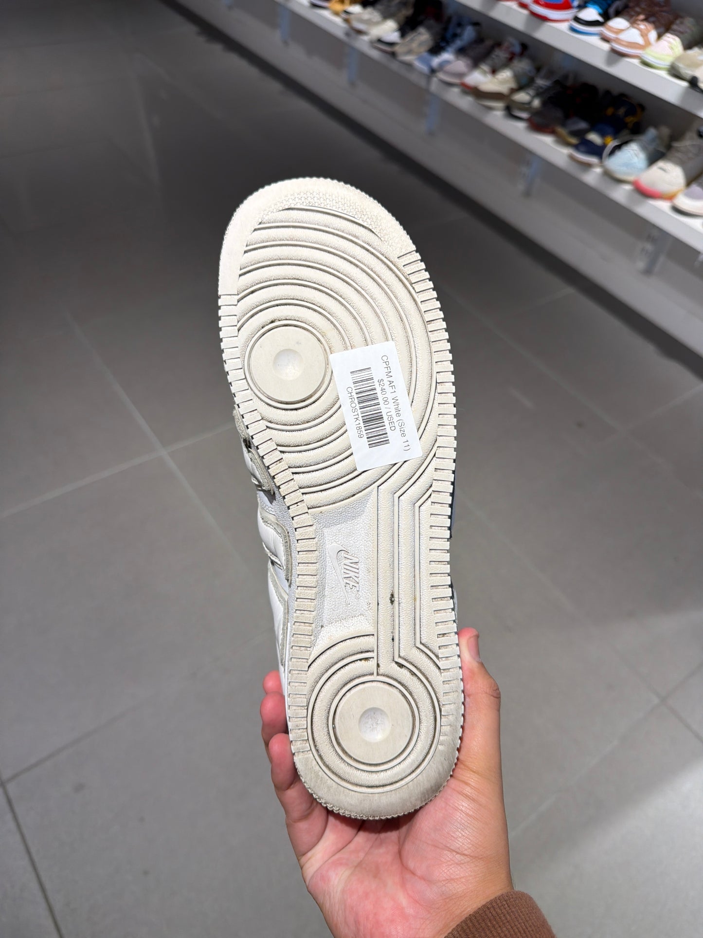 CPFM AF1 White (Size 11)