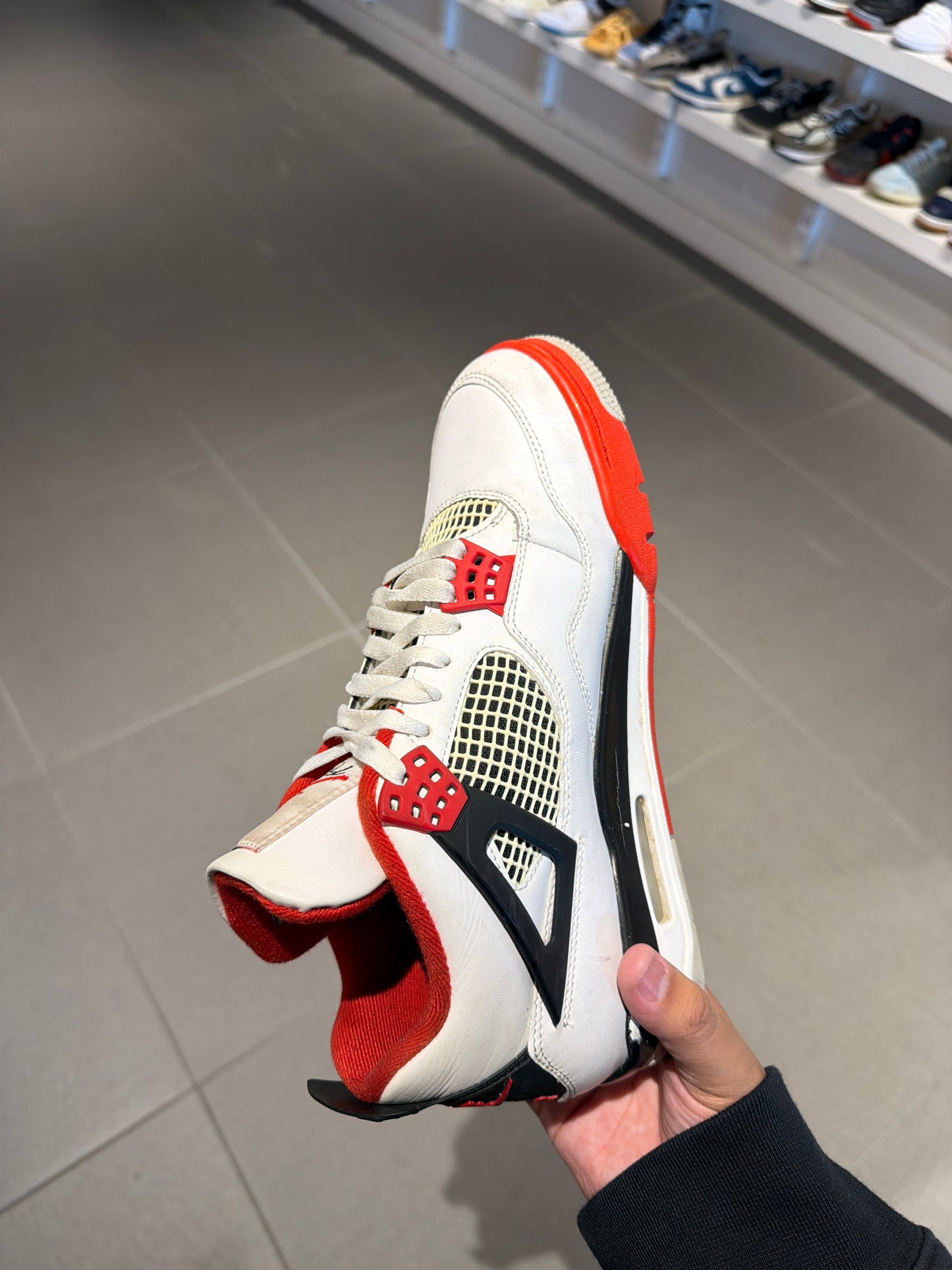 J4 Fire Red (Size 8.5)