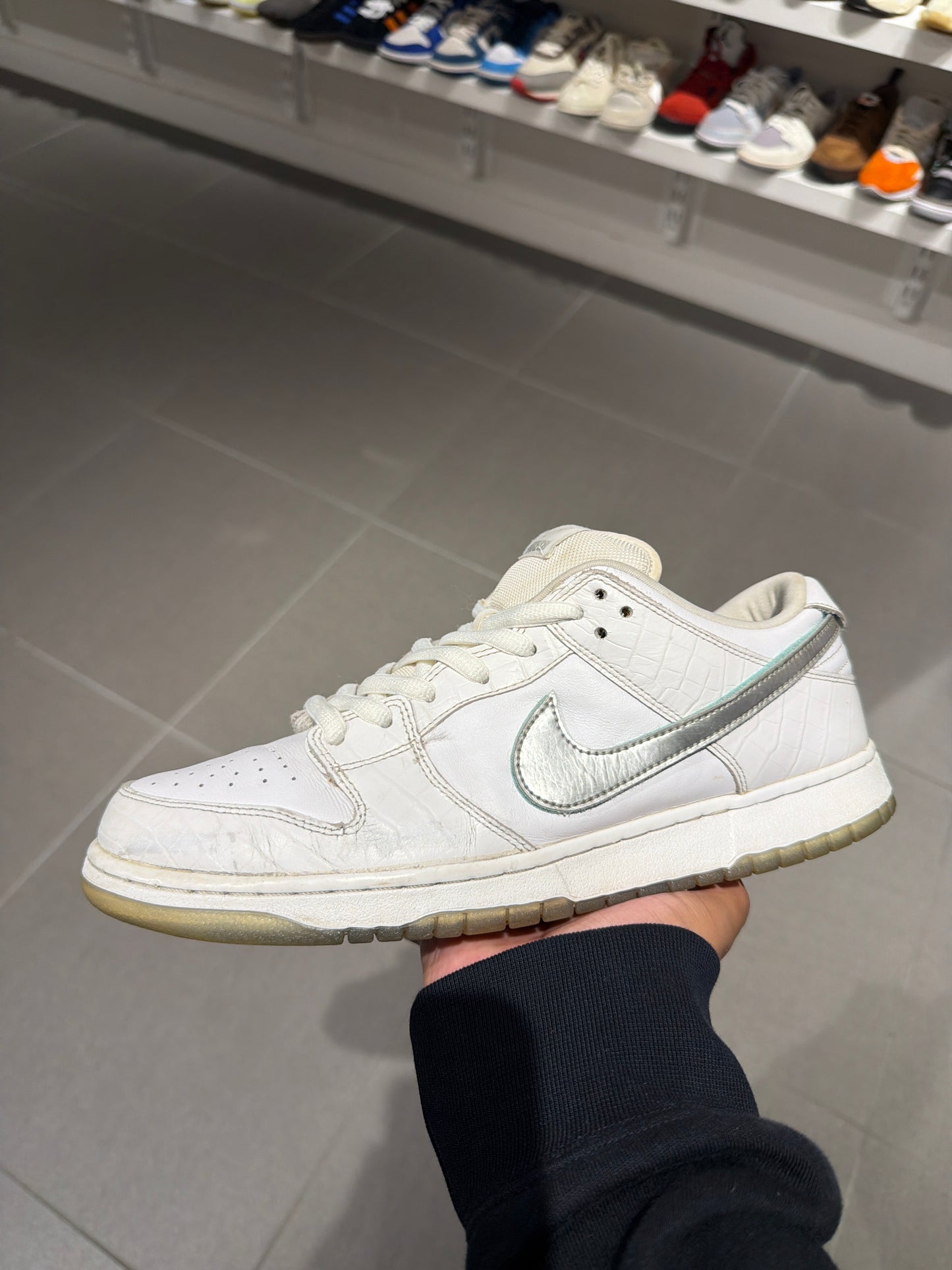 White Diamond SB Dunk (Size 12)