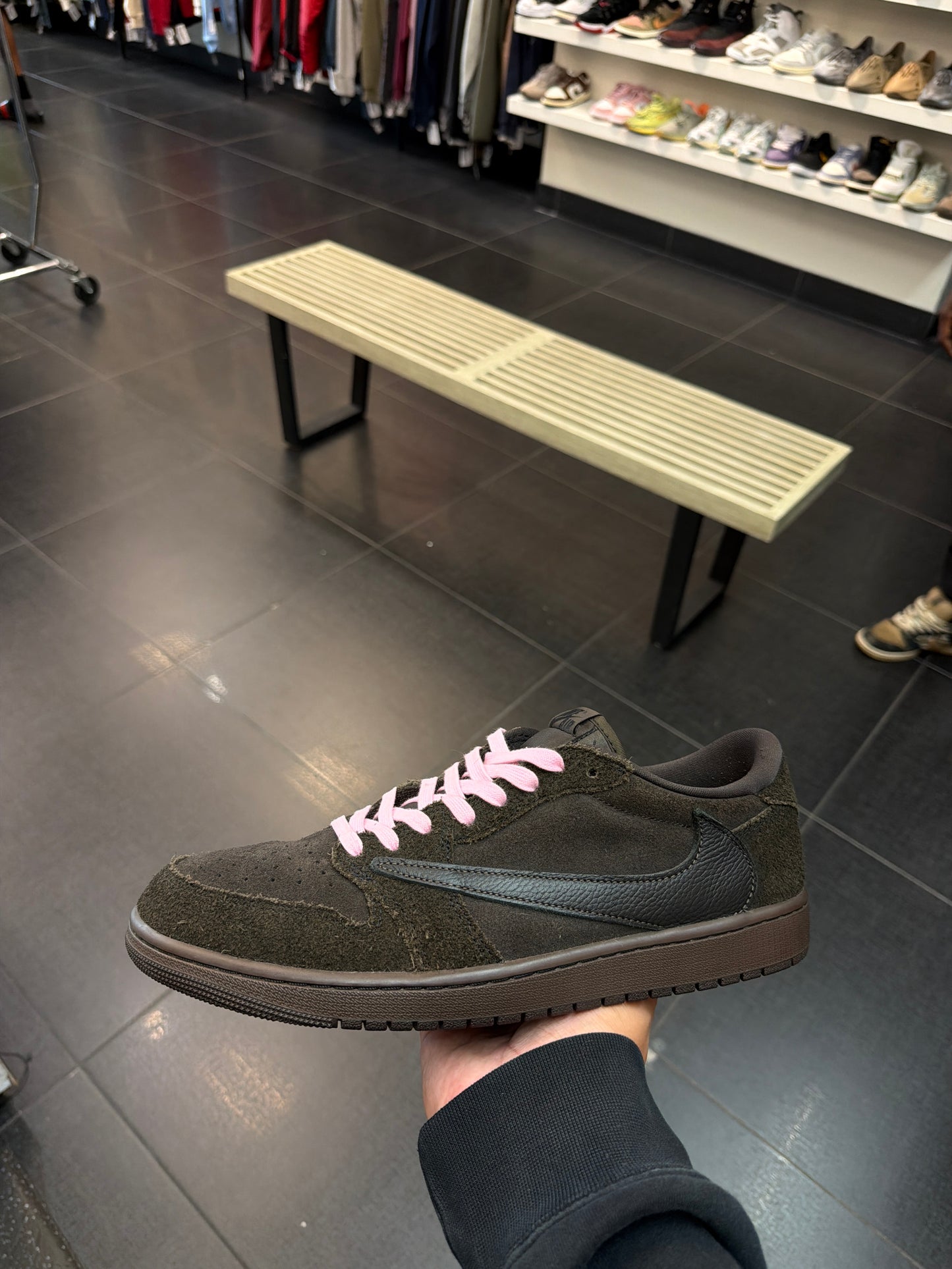 J1 Travis Scott Velvet Brown (Size 12)