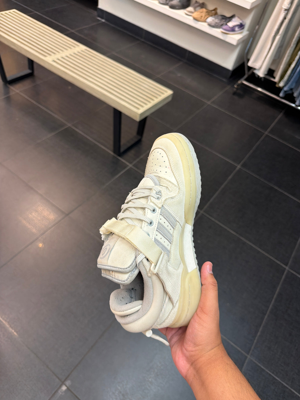 Bad Bunny Forum White (Size 7.5)
