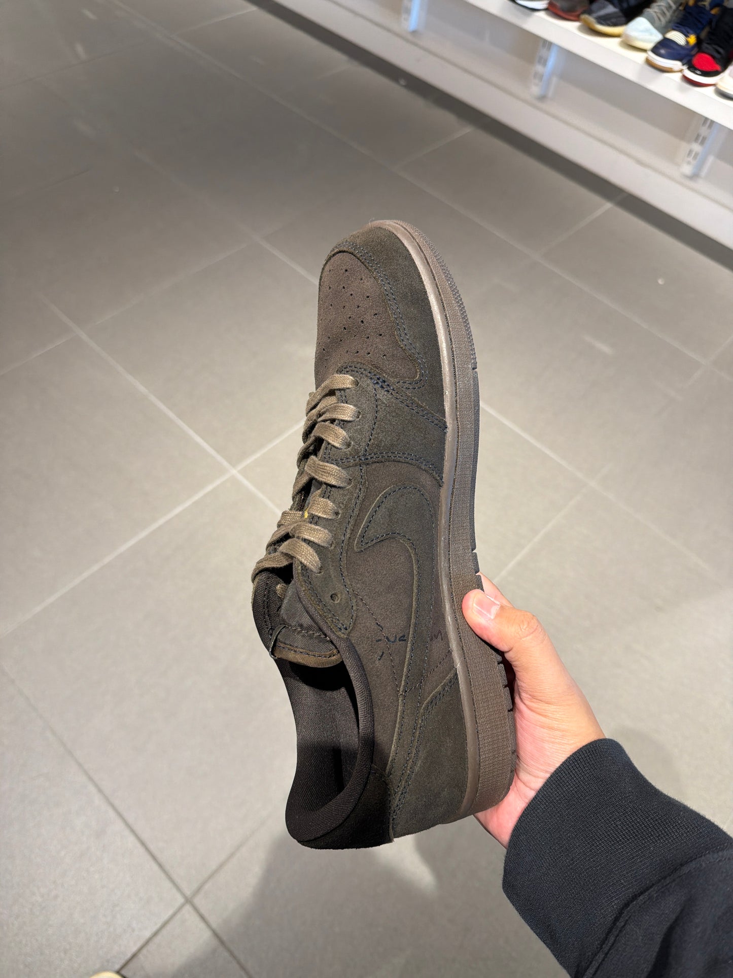 J1 Travis Scott Velvet Brown (Size 12)