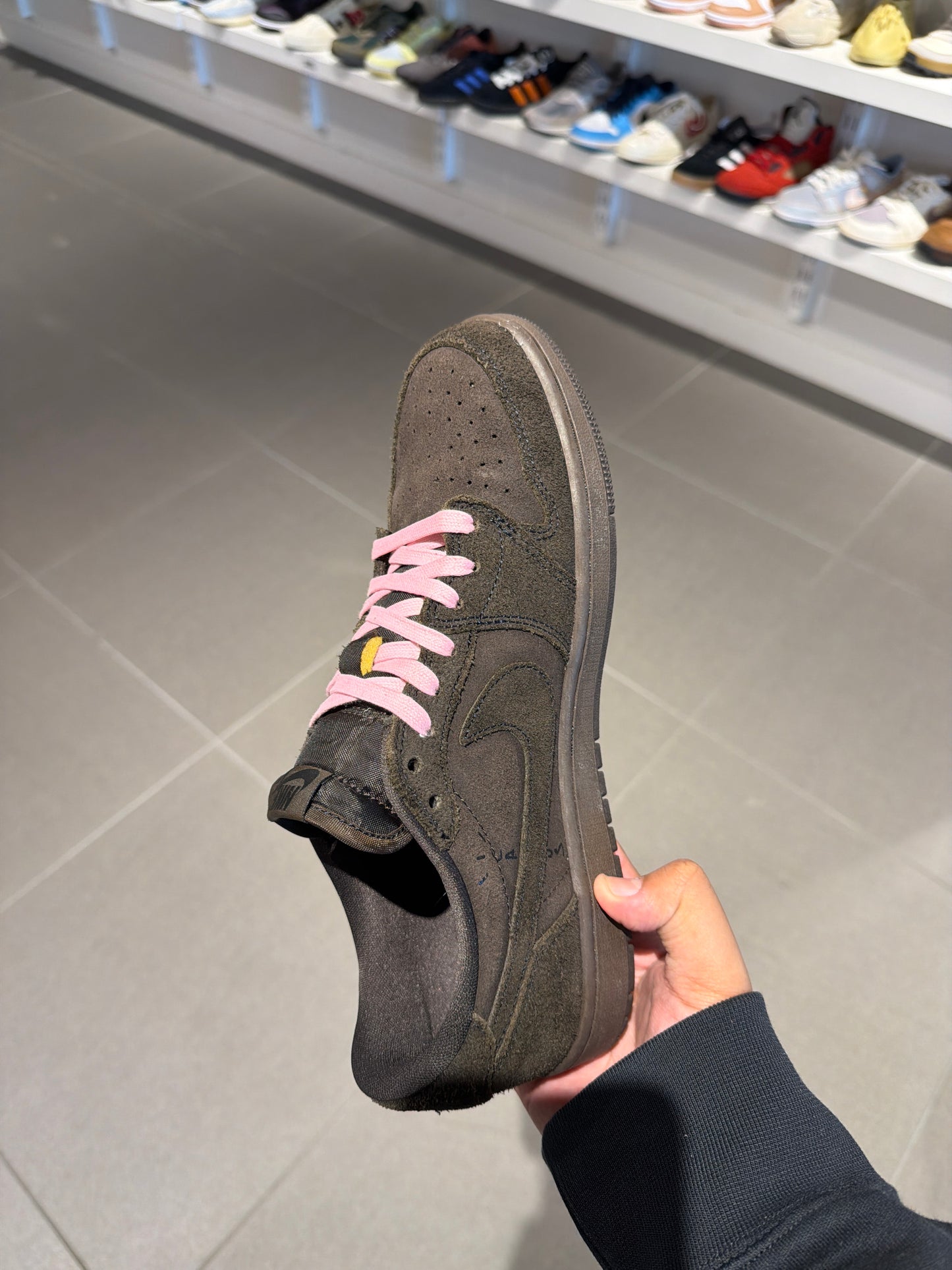 J1 Travis Scott Velvet Brown (Size 8.5)