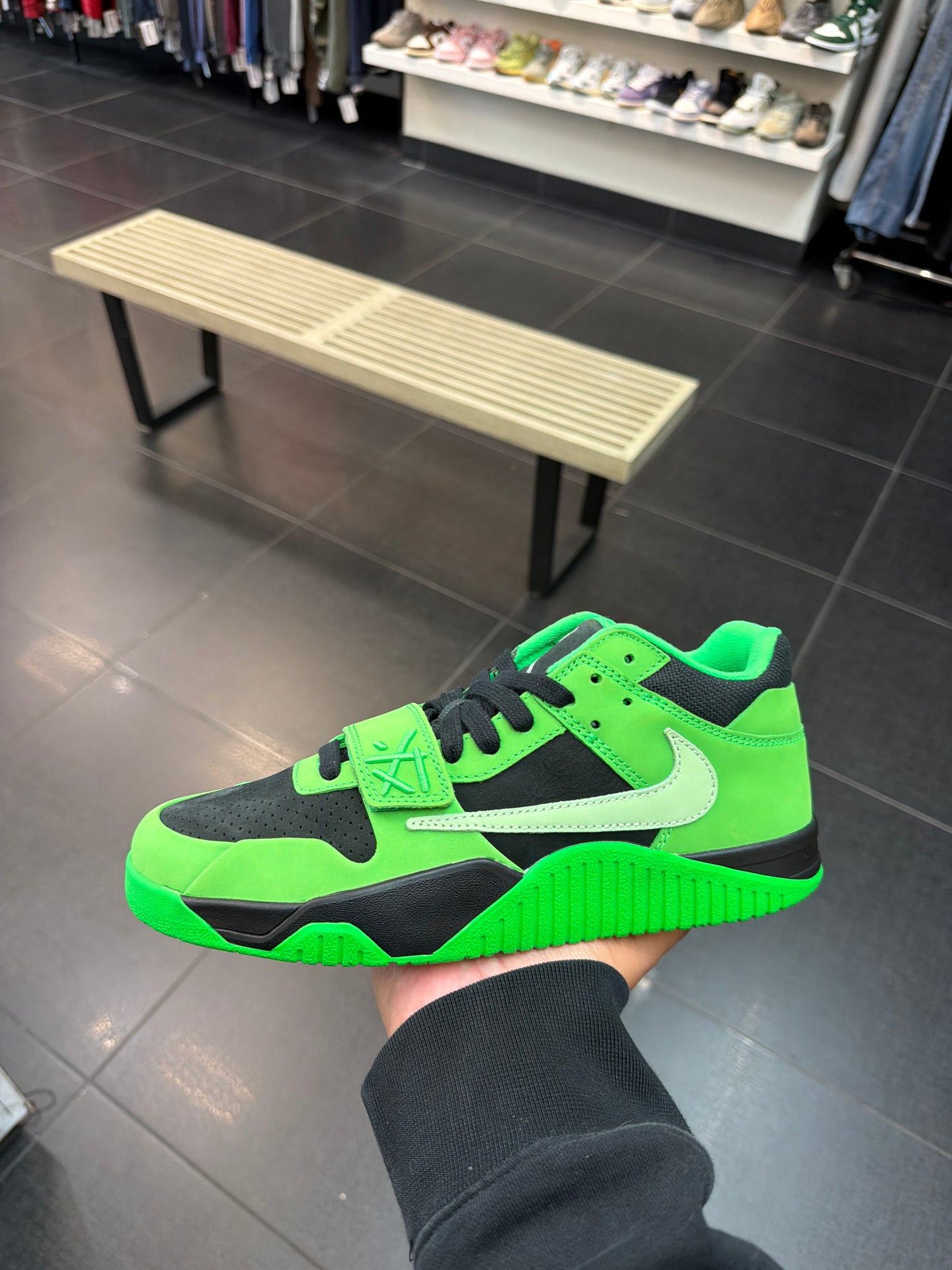 Jumpman Jack Green Spark (Size 8.5)