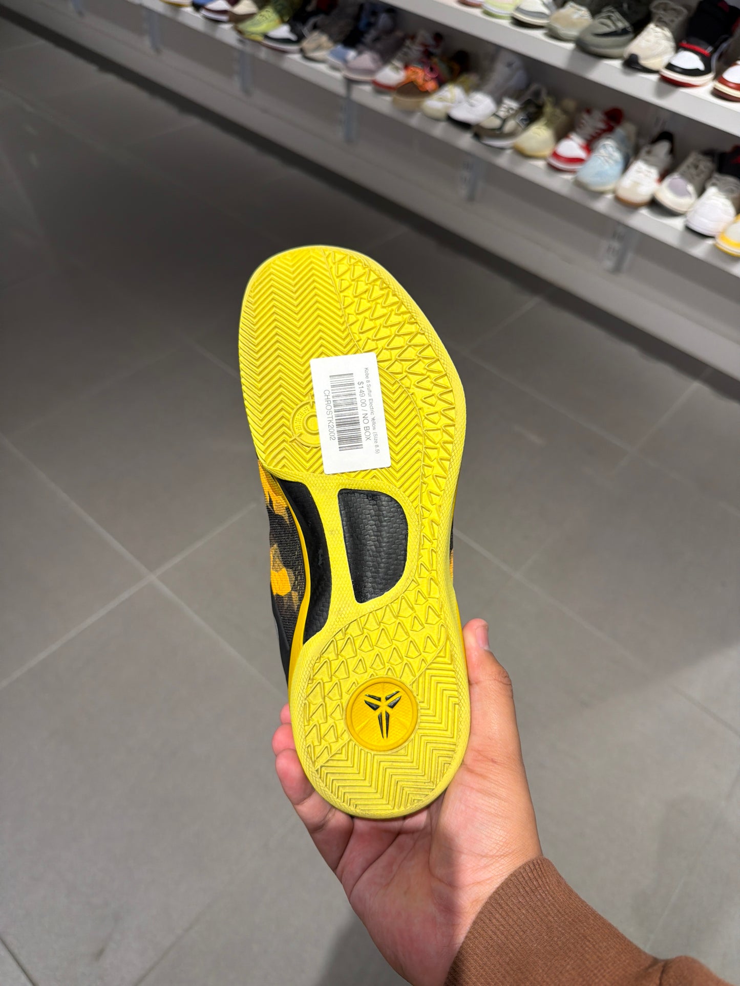 Kobe 8 Sulfur Electric Yellow (Size 8.5)