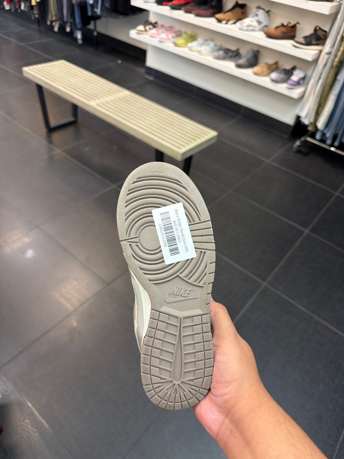 Bone Beige Dunk (Size 6W)