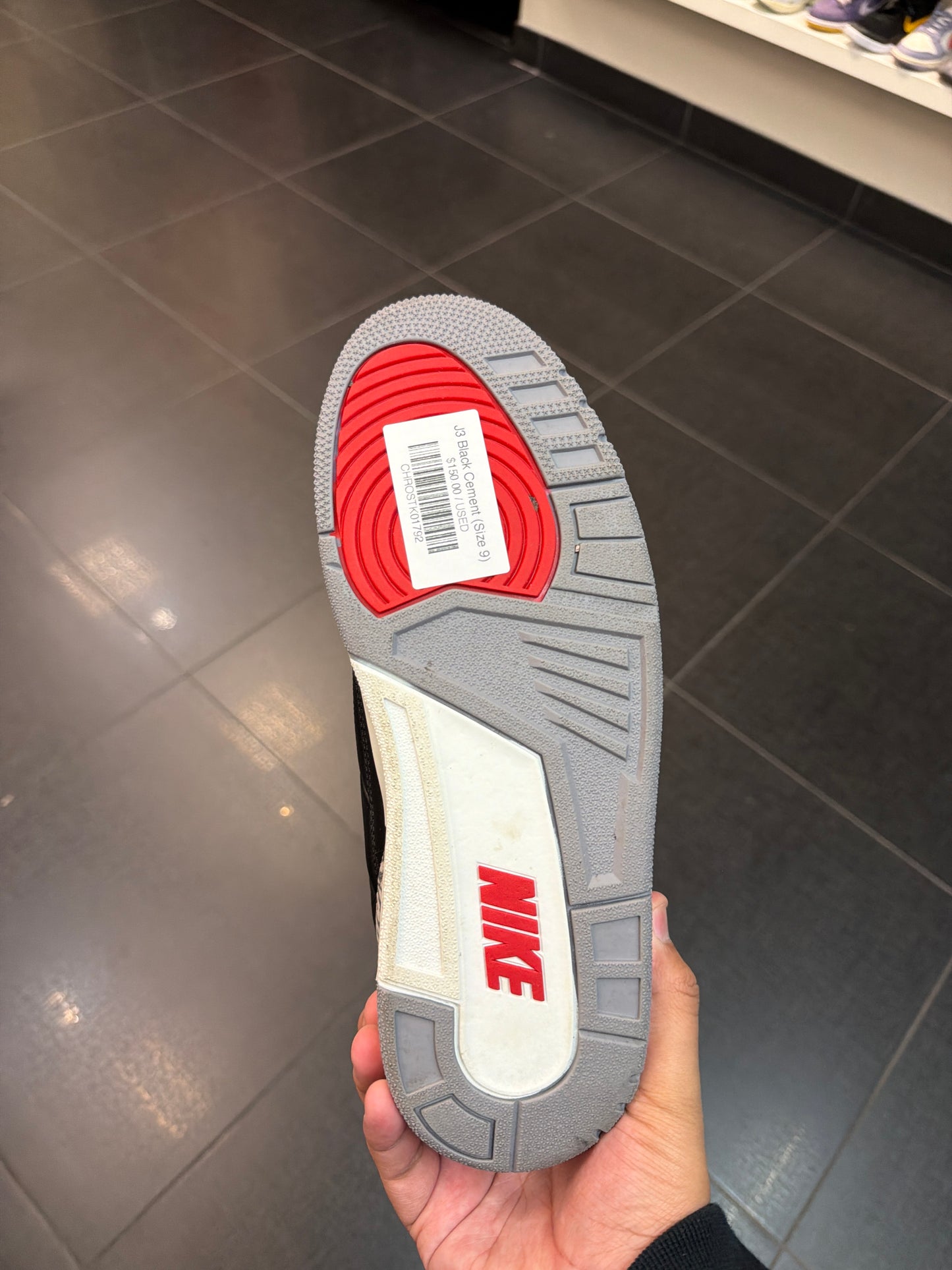 J3 Black Cement (Size 9)