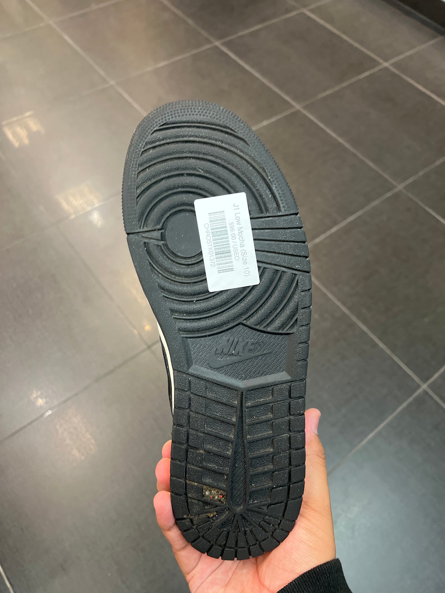 J1 Low Mocha (Size 10)