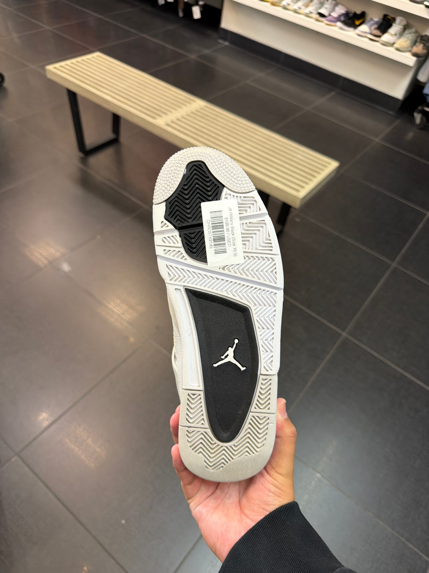J4 Military Black (Size 10.5)