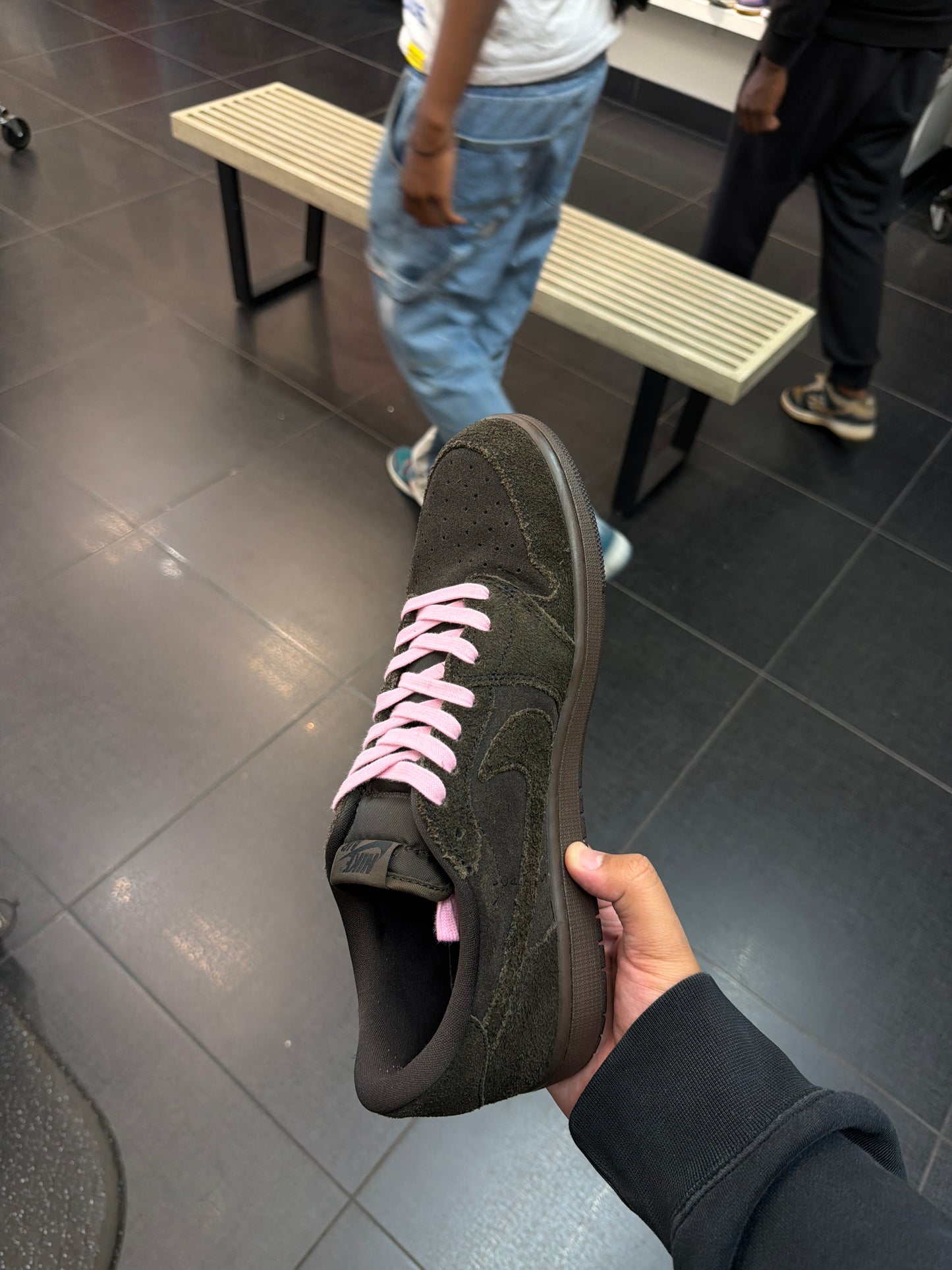 J1 Travis Scott Velvet Brown (Size 12)