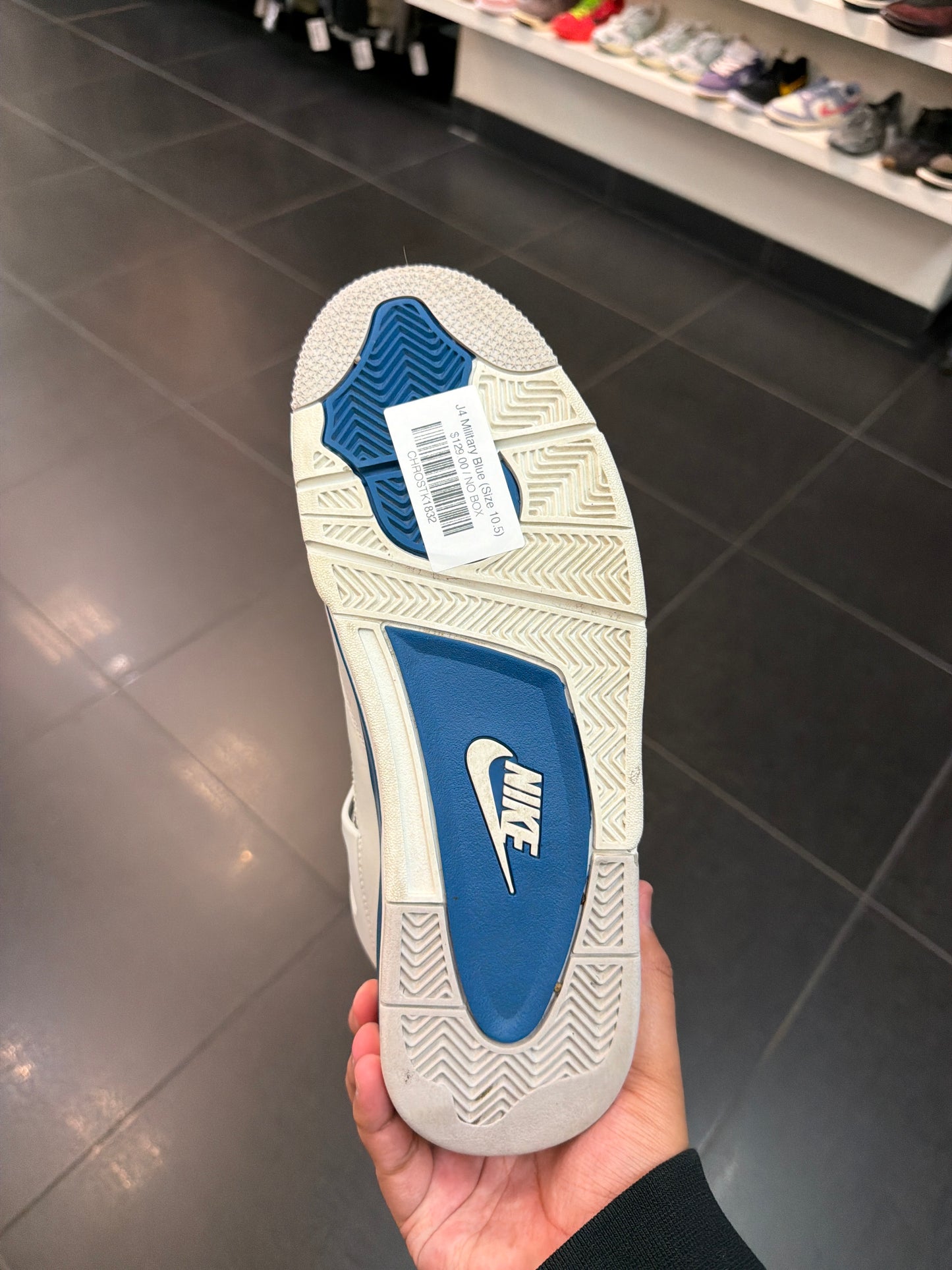 J4 Military Blue (Size 10.5)