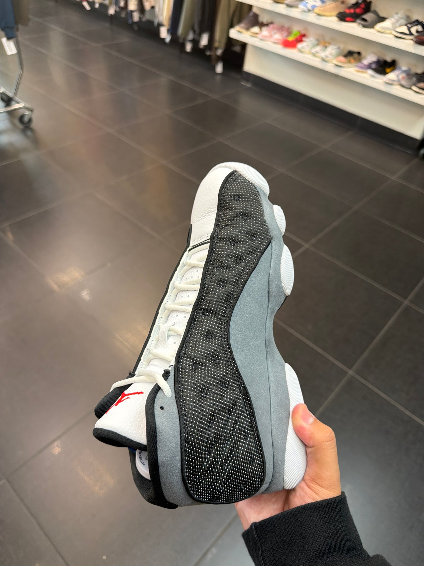 J13 Black Flint (Size 9.5)