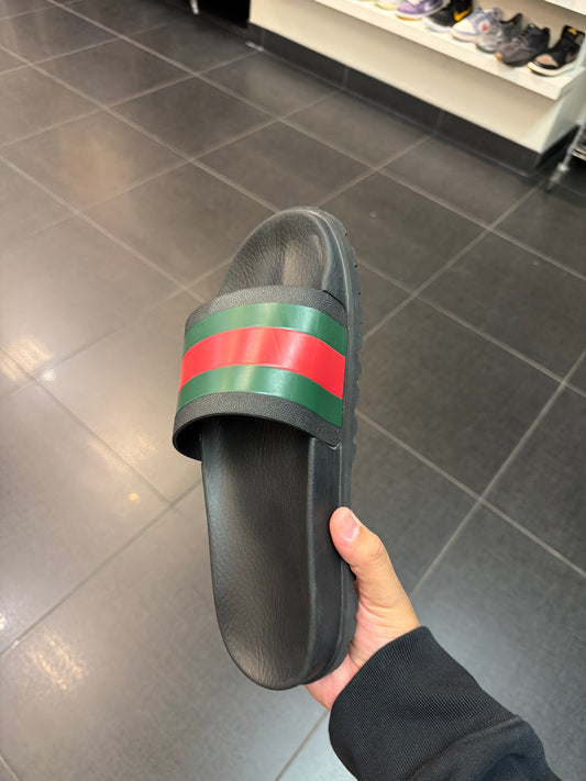 Gucci Web Slide Black (Size 10)