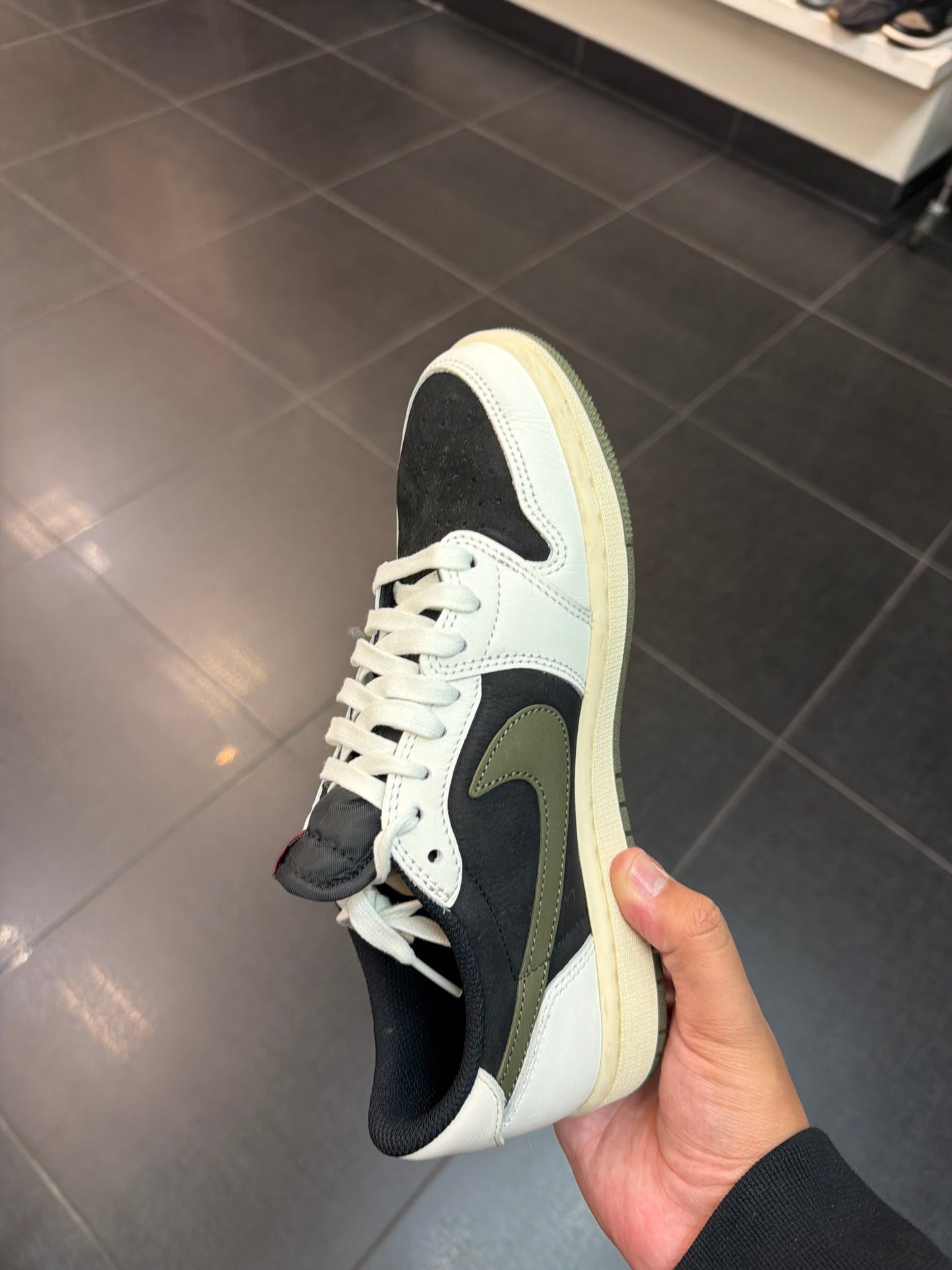 J1 Travis Scott Olive Black (Size 8W)