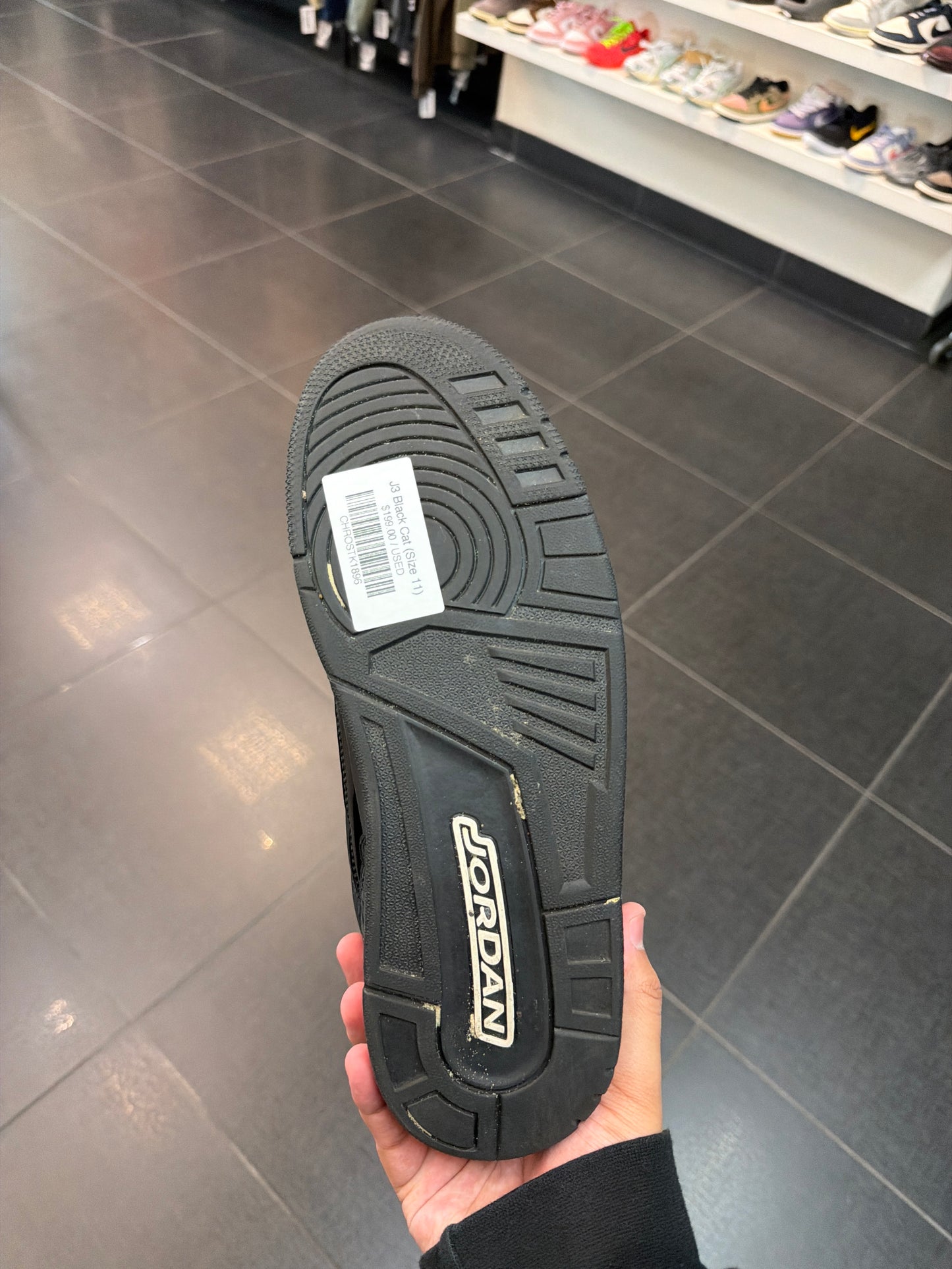 J3 Black Cat (Size 11)