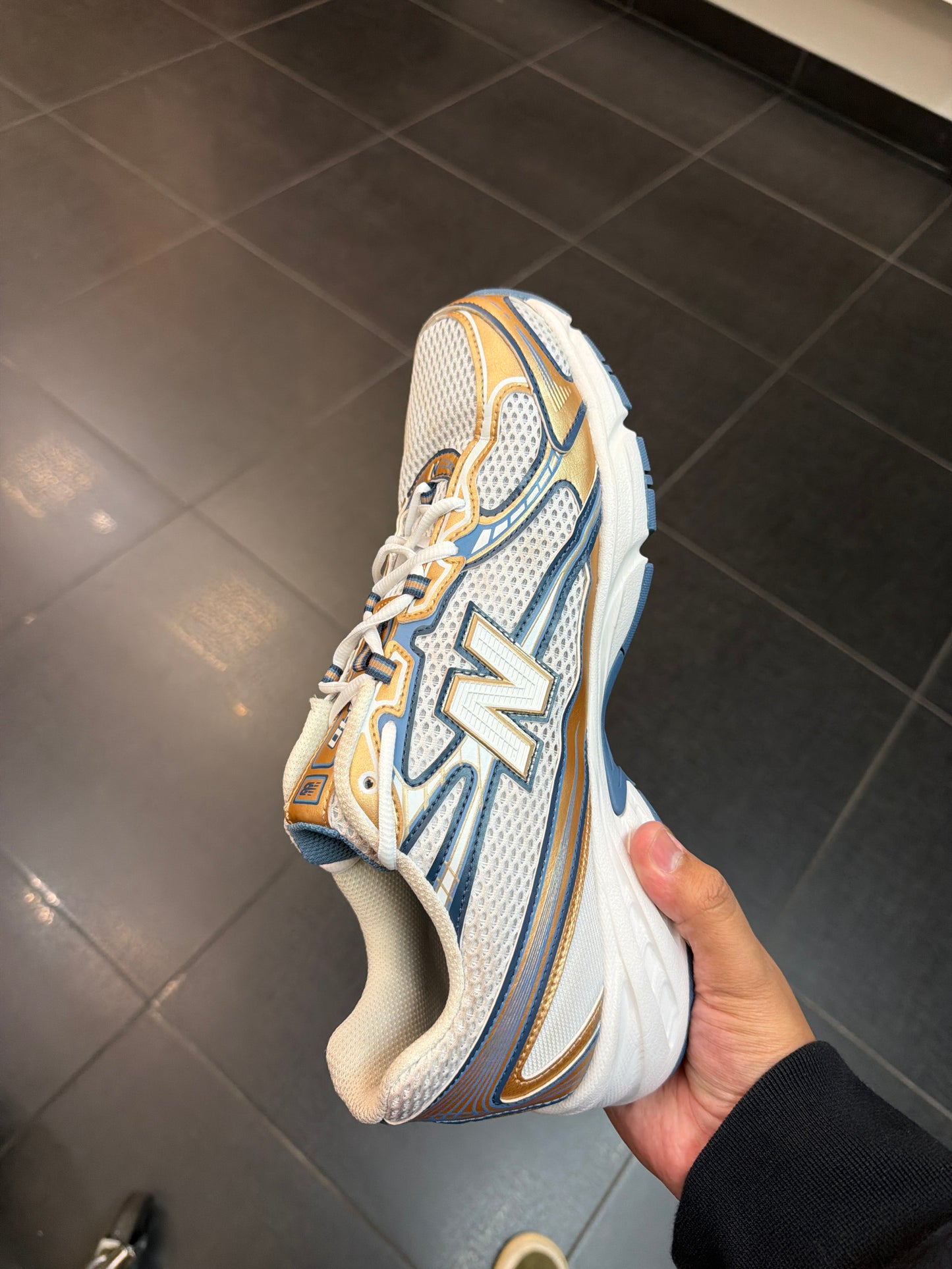 NB 740 Gold Blue (Size 10.5)