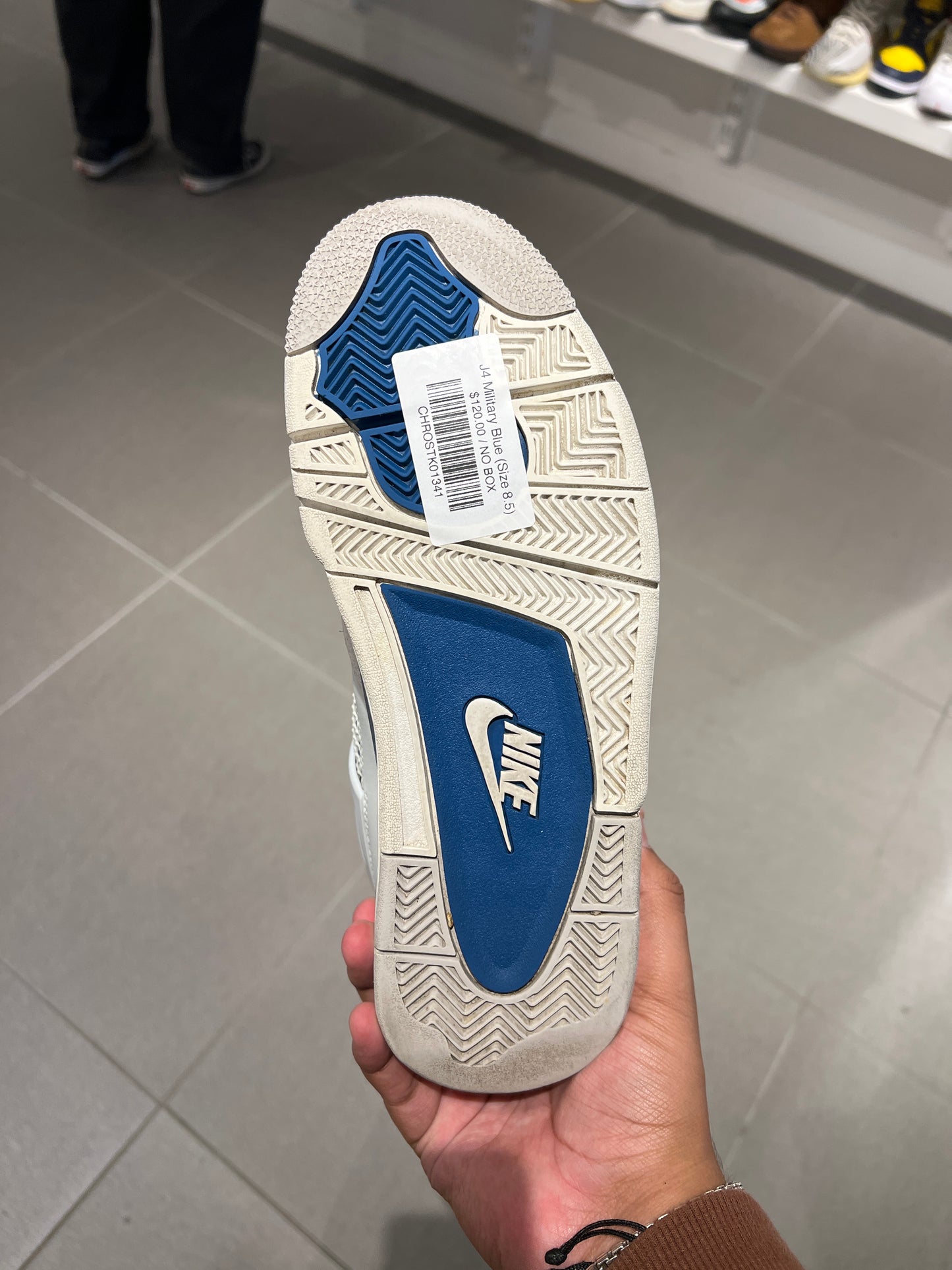 J4 Military Blue (Size 8.5)