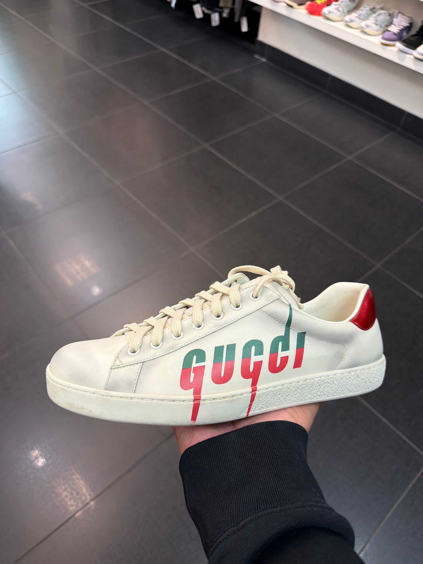 Gucci Ace Blade Distressed (Size 11 US)